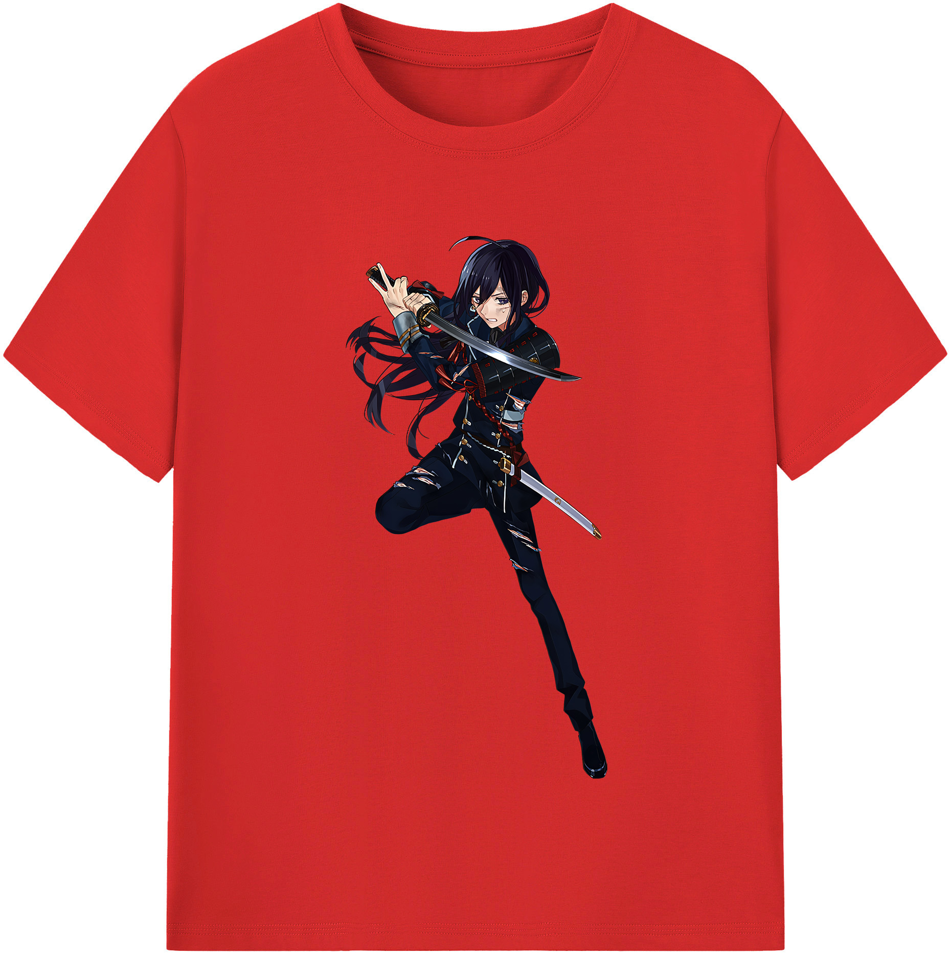 （画像用） 刀剣乱舞 Touken Ranbu レディースカジュアルプリントTシャツ（綿100％）