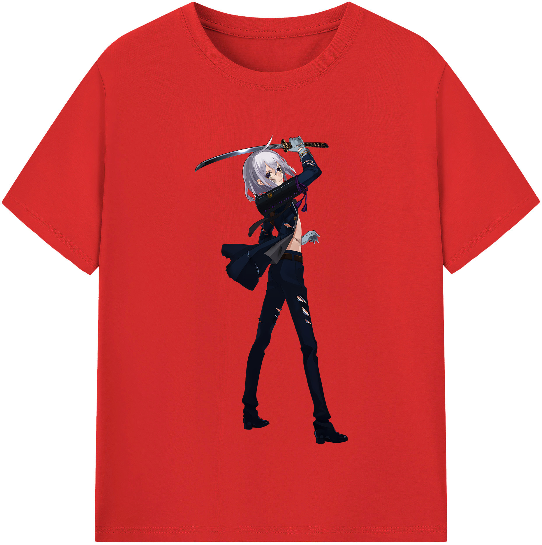 （画像用） 刀剣乱舞 Touken Ranbu レディースカジュアルプリントTシャツ（綿100％）