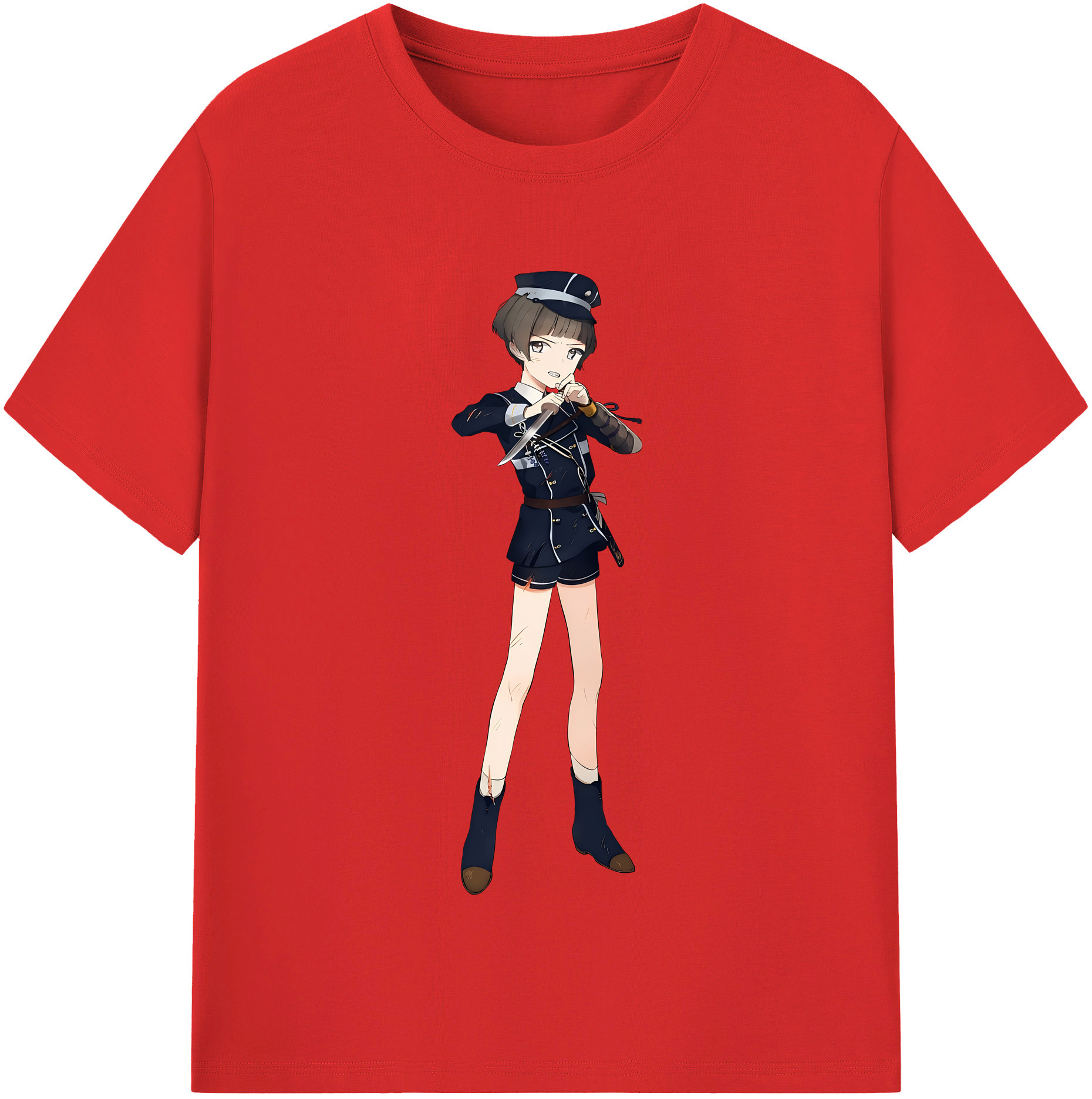 （画像用） 刀剣乱舞 Touken Ranbu レディースカジュアルプリントTシャツ（綿100％）