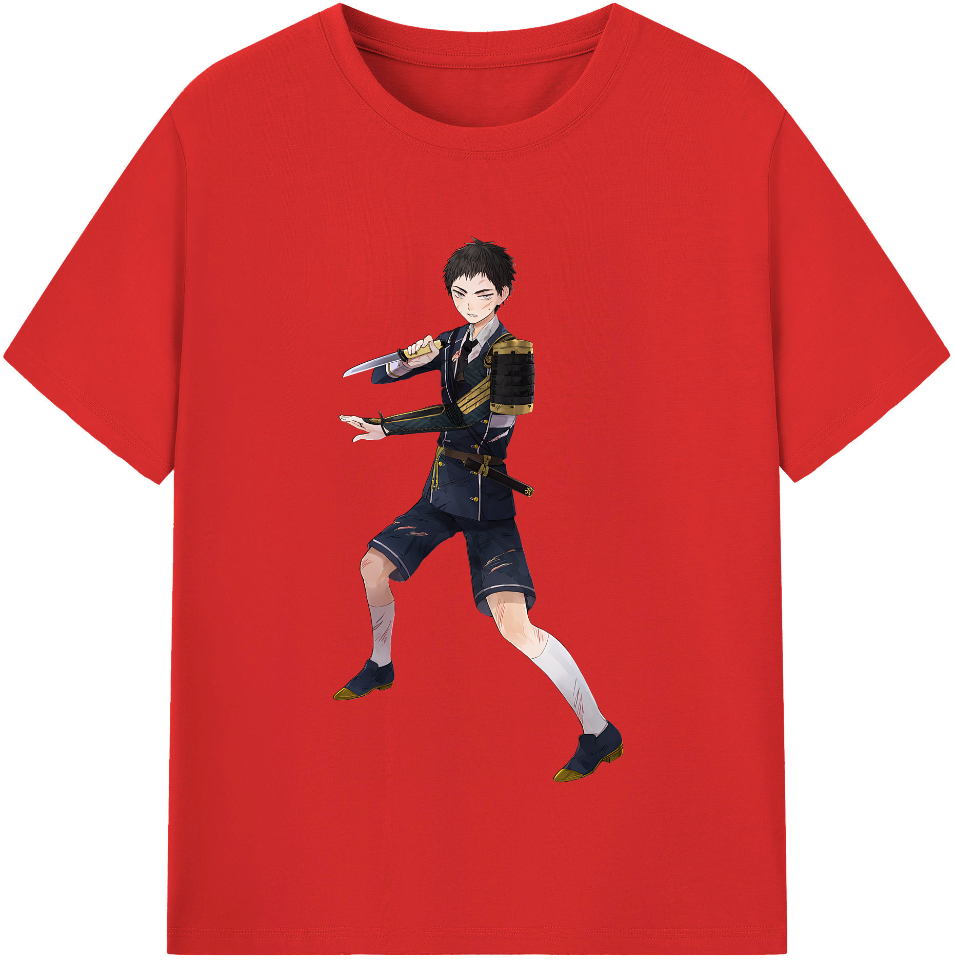 （画像用） 刀剣乱舞 Touken Ranbu レディースカジュアルプリントTシャツ（綿100％）