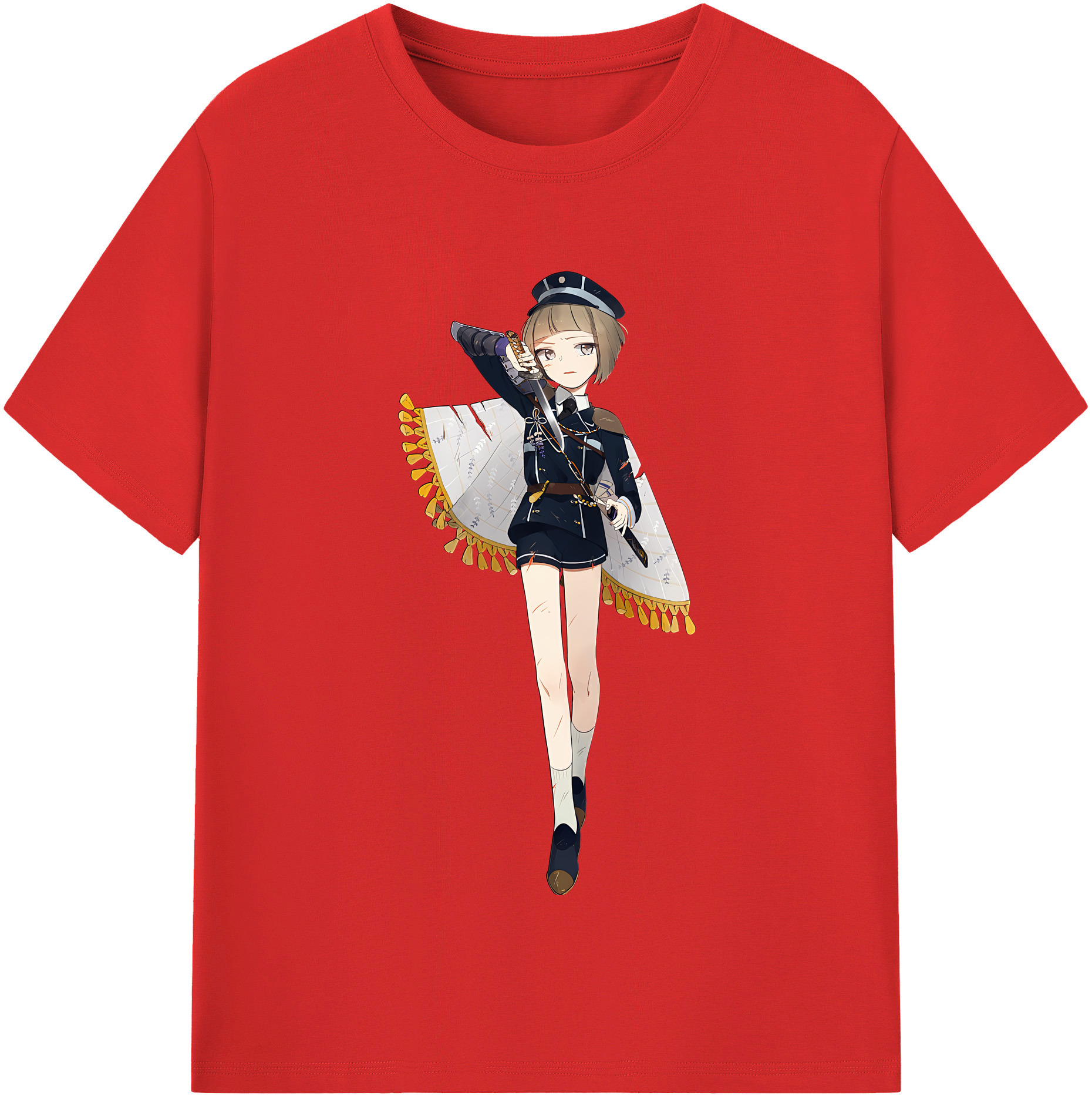 （画像用） 刀剣乱舞 Touken Ranbu レディースカジュアルプリントTシャツ（綿100％）