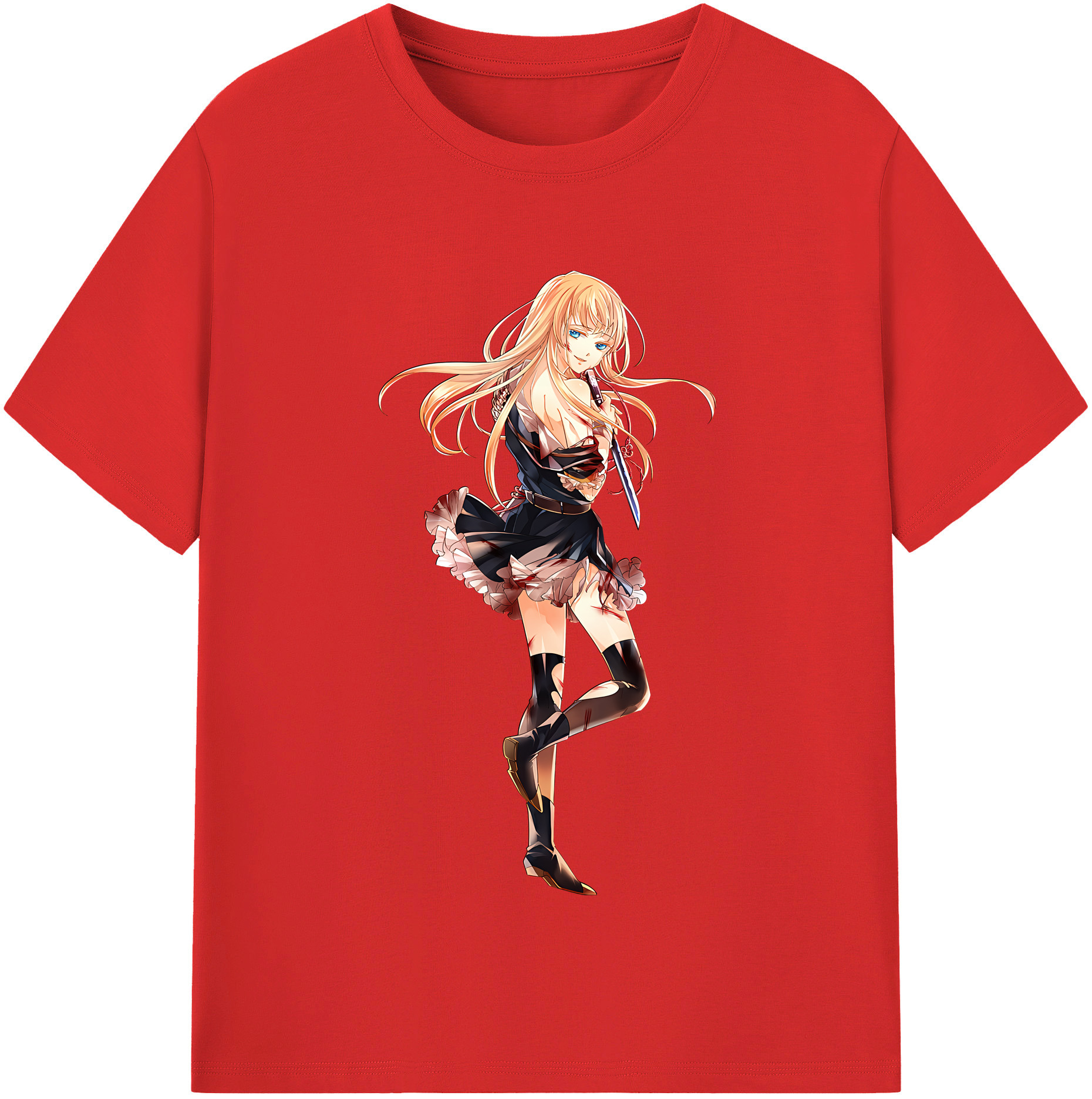 （画像用） 刀剣乱舞 Touken Ranbu レディースカジュアルプリントTシャツ（綿100％）