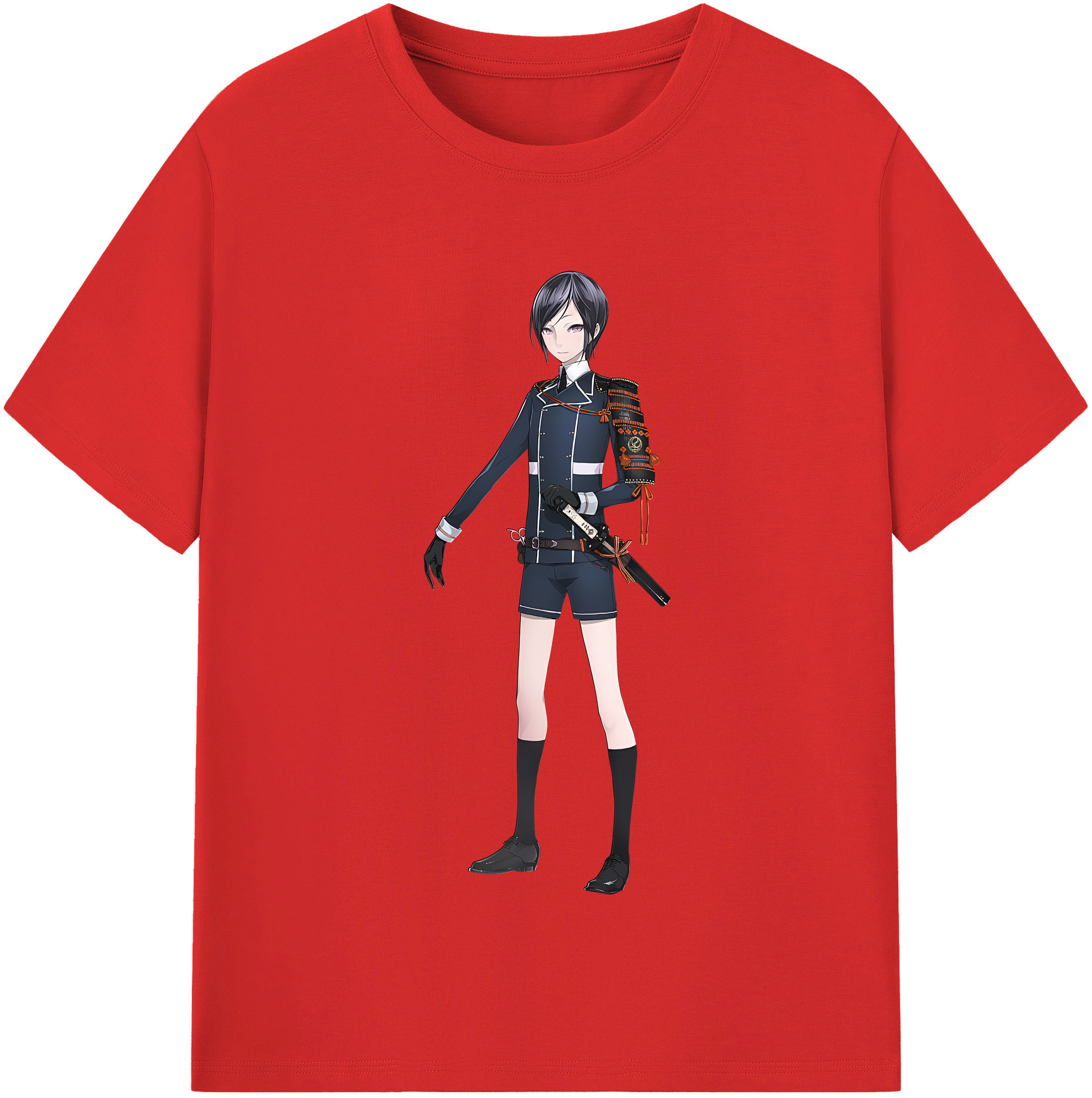 （画像用） 刀剣乱舞 Touken Ranbu レディースカジュアルプリントTシャツ（綿100％）