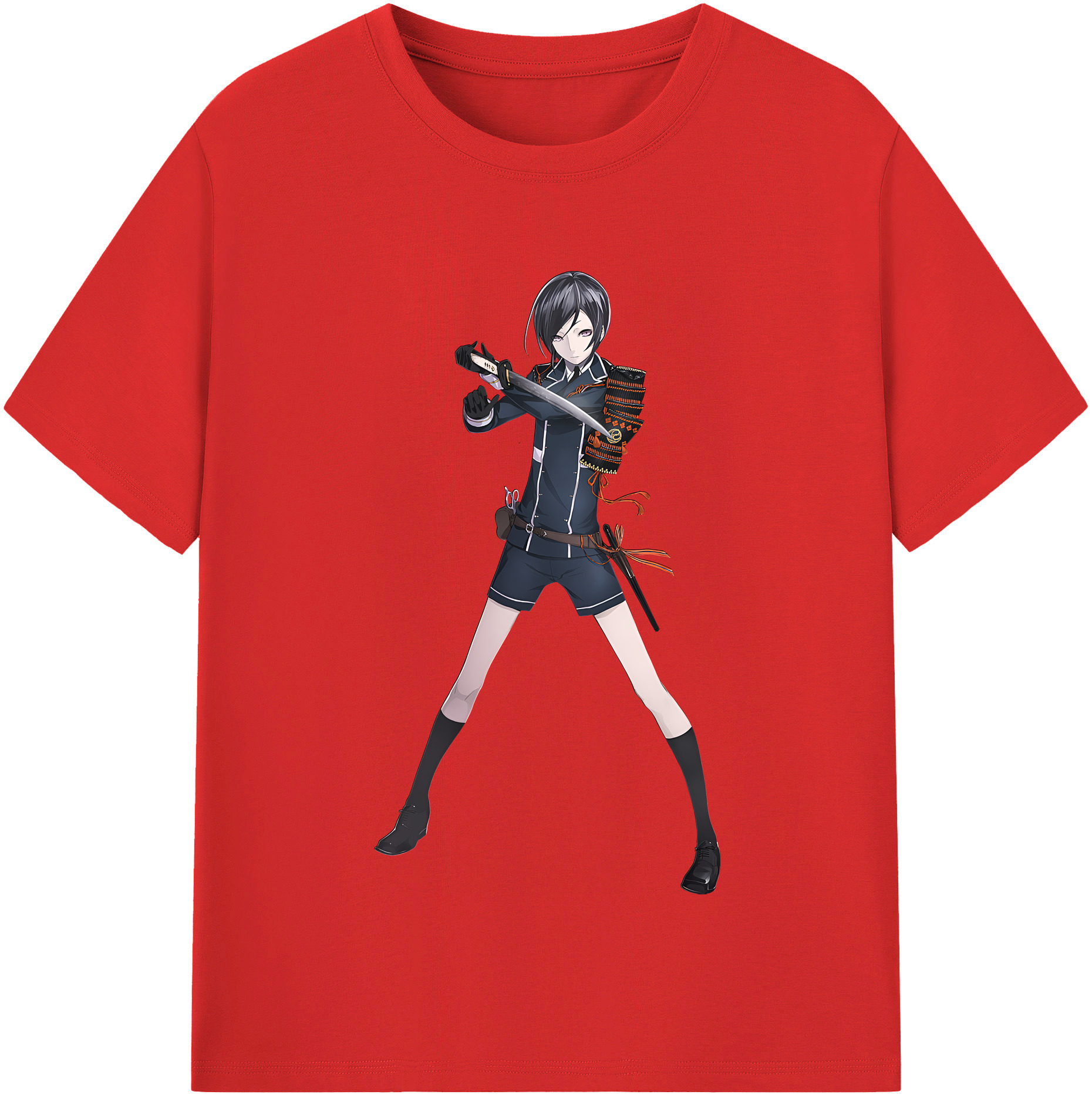 （画像用） 刀剣乱舞 Touken Ranbu レディースカジュアルプリントTシャツ（綿100％）