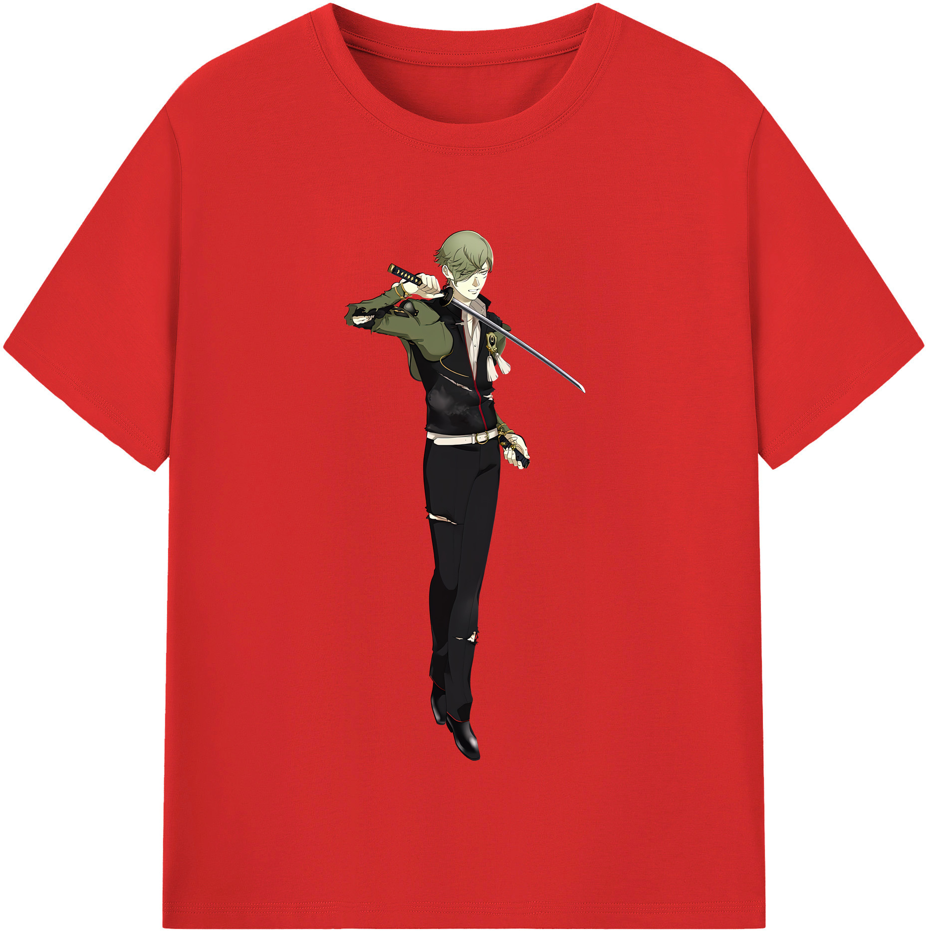 （画像用） 刀剣乱舞 Touken Ranbu レディースカジュアルプリントTシャツ（綿100％）