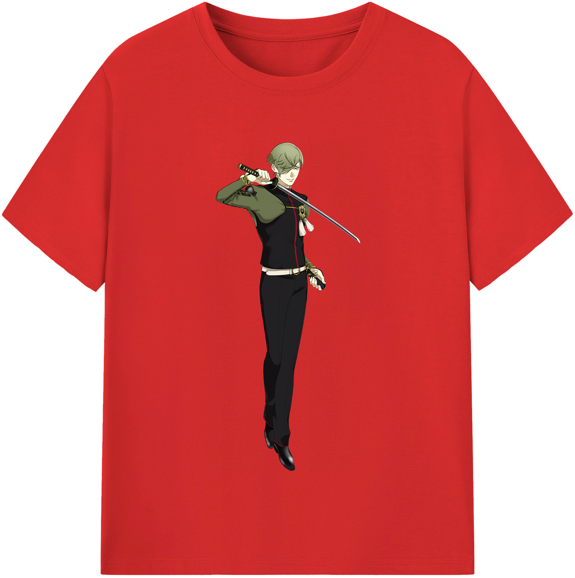 （画像用） 刀剣乱舞 Touken Ranbu レディースカジュアルプリントTシャツ（綿100％）