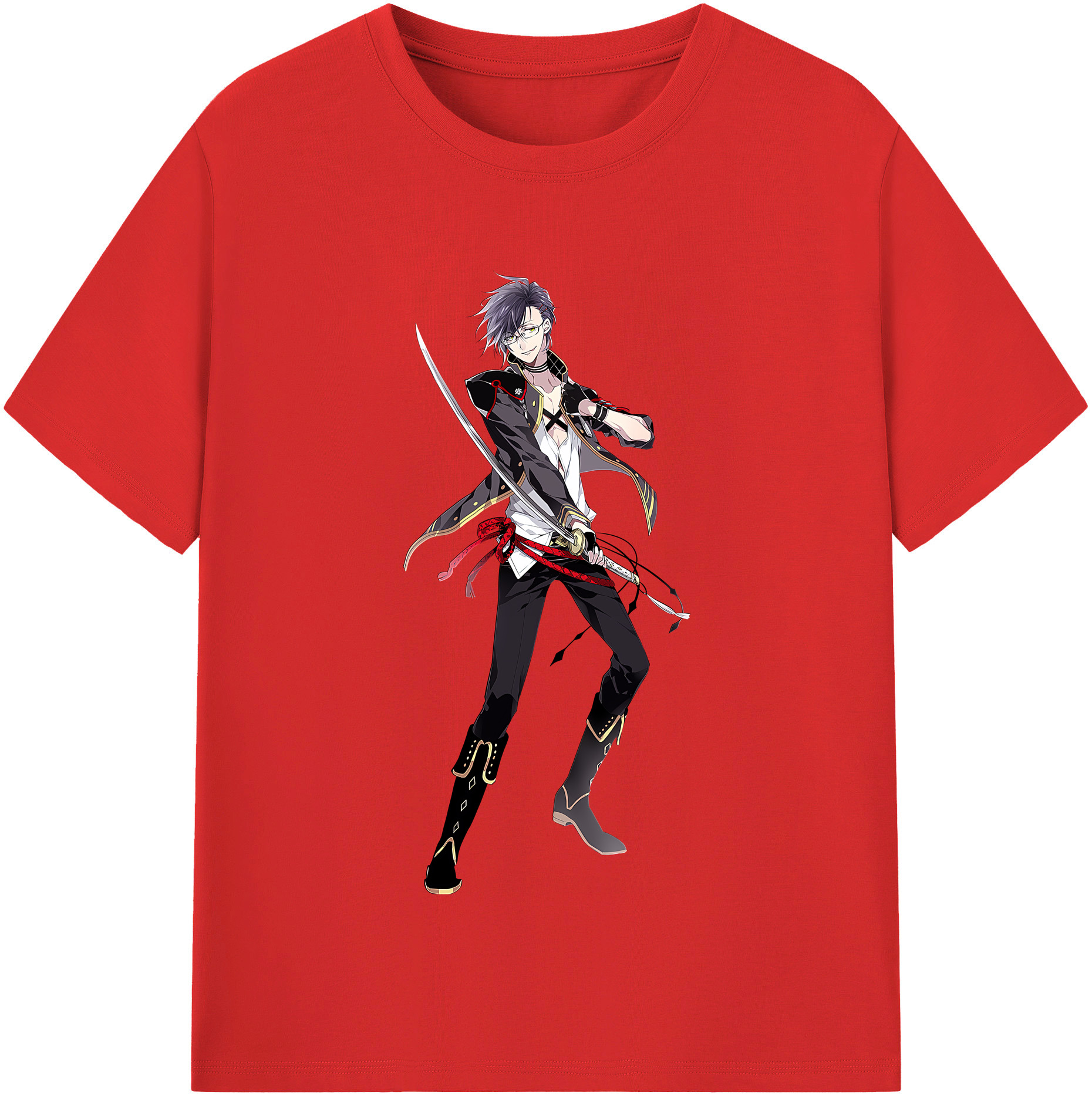 （画像用） 刀剣乱舞 Touken Ranbu レディースカジュアルプリントTシャツ（綿100％）