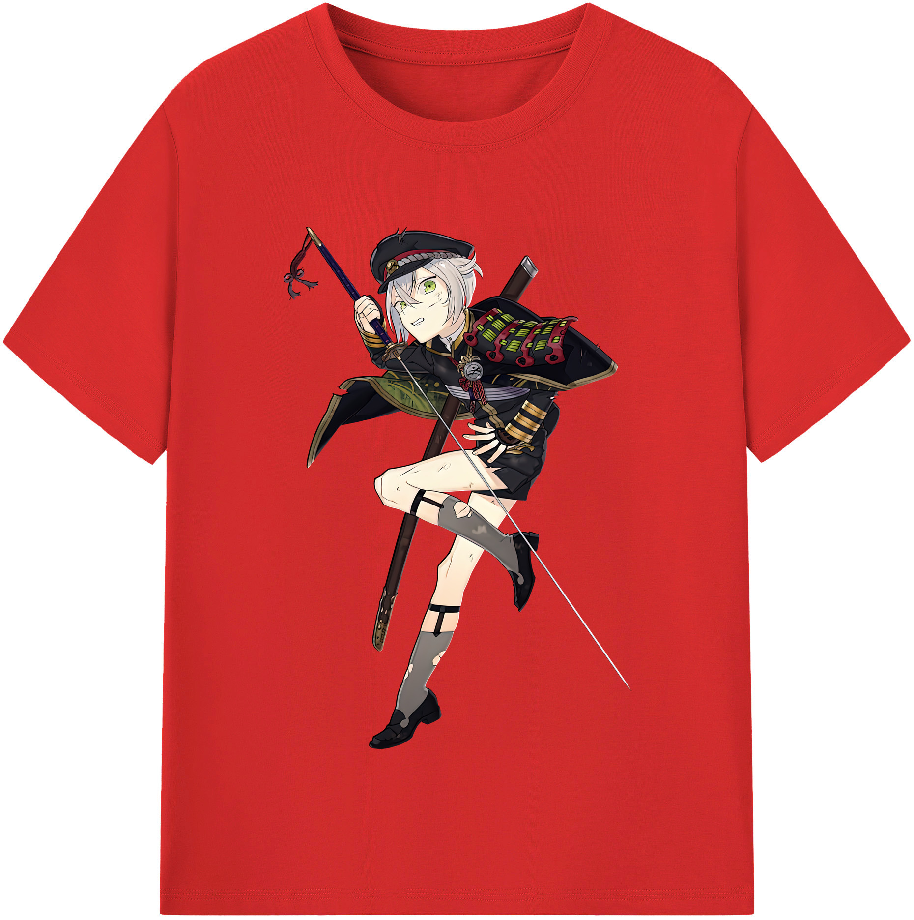（画像用） 刀剣乱舞 Touken Ranbu レディースカジュアルプリントTシャツ（綿100％）