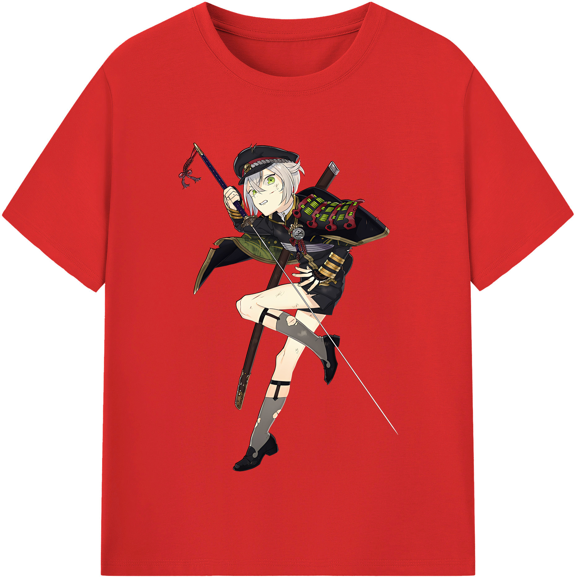 （画像用） 刀剣乱舞 Touken Ranbu レディースカジュアルプリントTシャツ（綿100％）