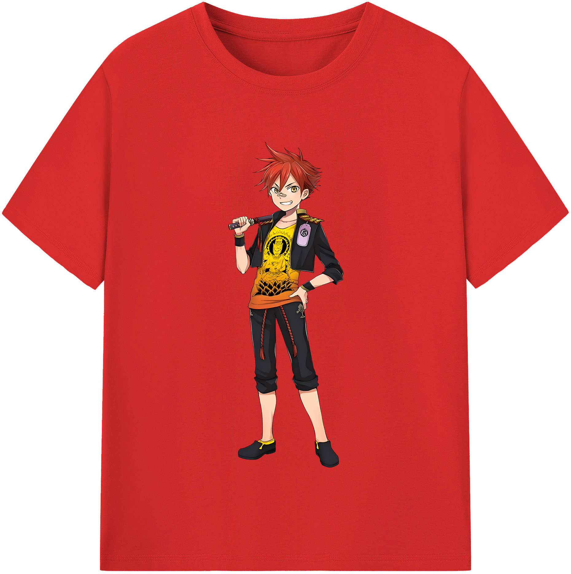 （画像用） 刀剣乱舞 Touken Ranbu レディースカジュアルプリントTシャツ（綿100％）