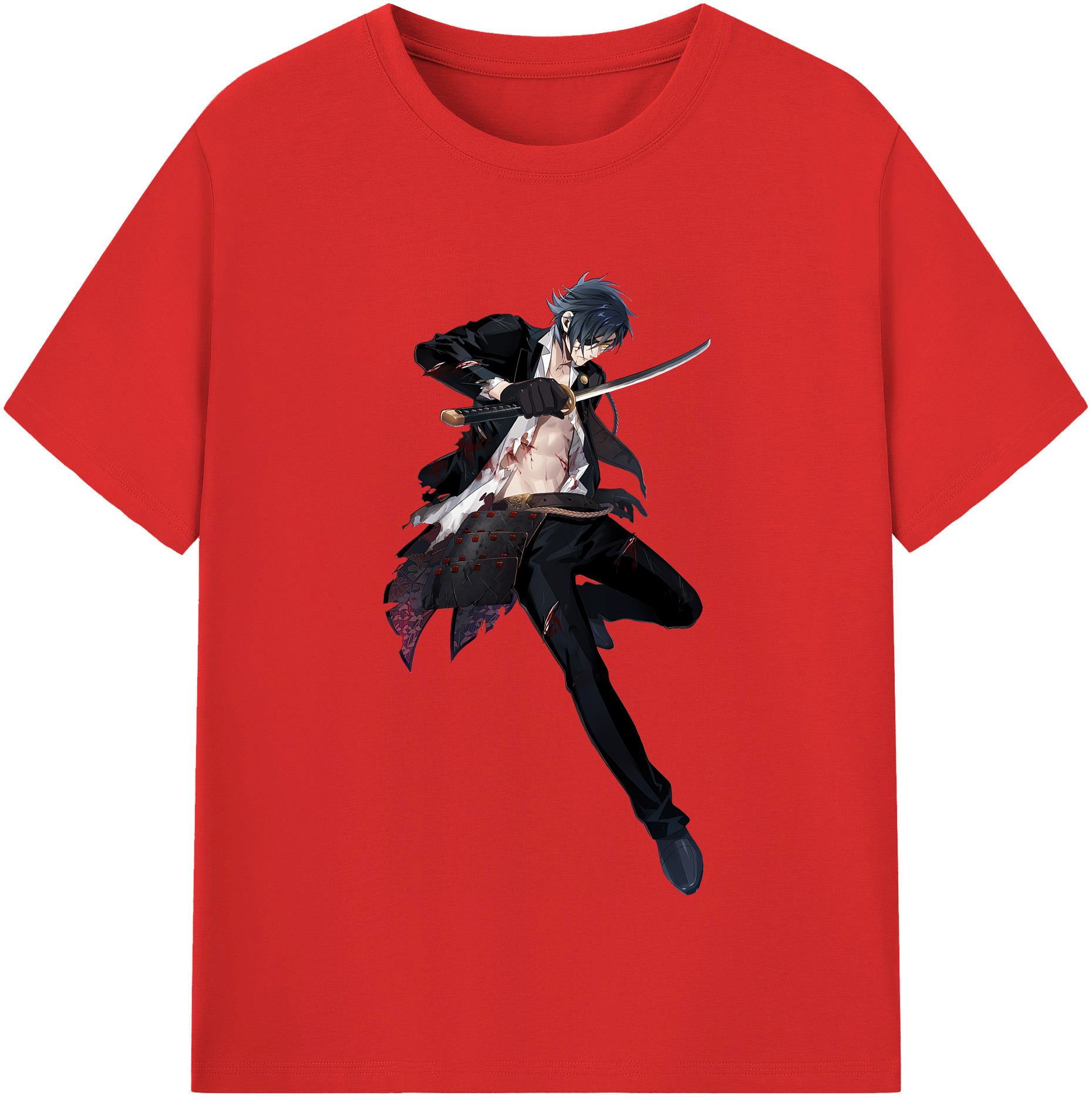 （画像用） 刀剣乱舞 Touken Ranbu レディースカジュアルプリントTシャツ（綿100％）