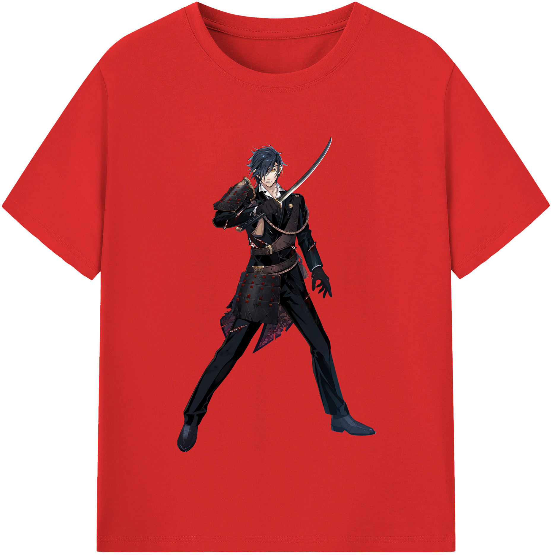 （画像用） 刀剣乱舞 Touken Ranbu レディースカジュアルプリントTシャツ（綿100％）