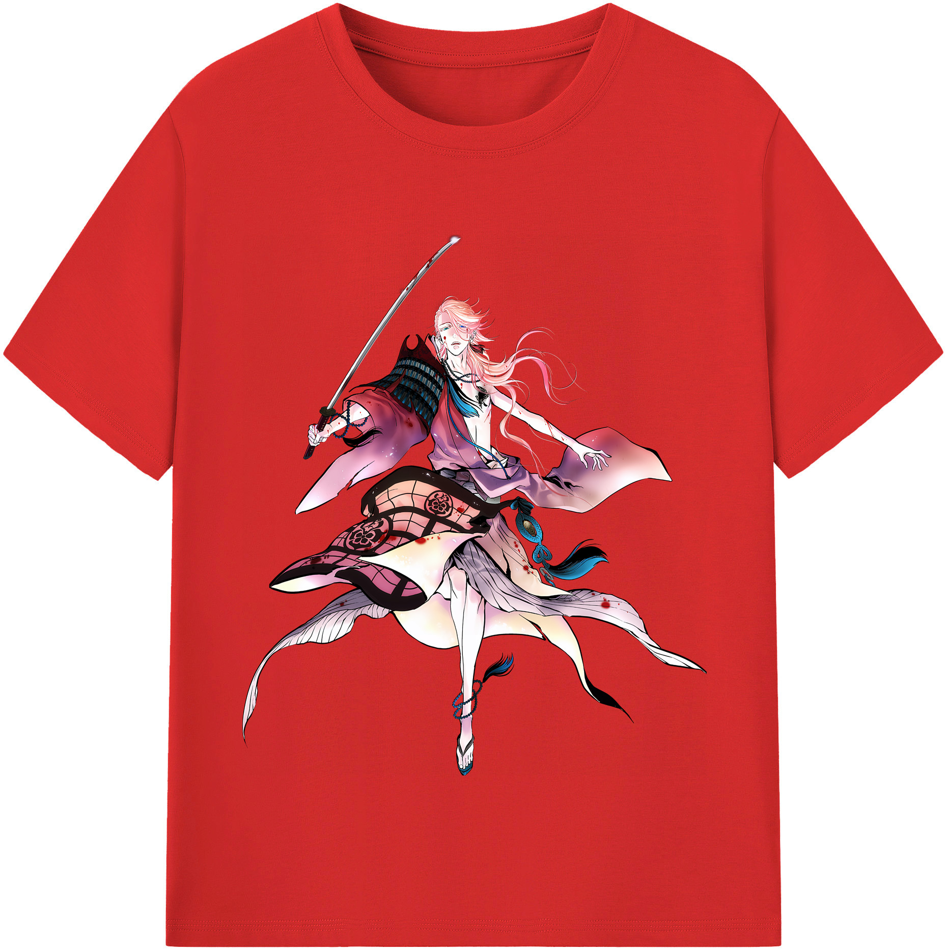 （画像用） 刀剣乱舞 Touken Ranbu レディースカジュアルプリントTシャツ（綿100％）