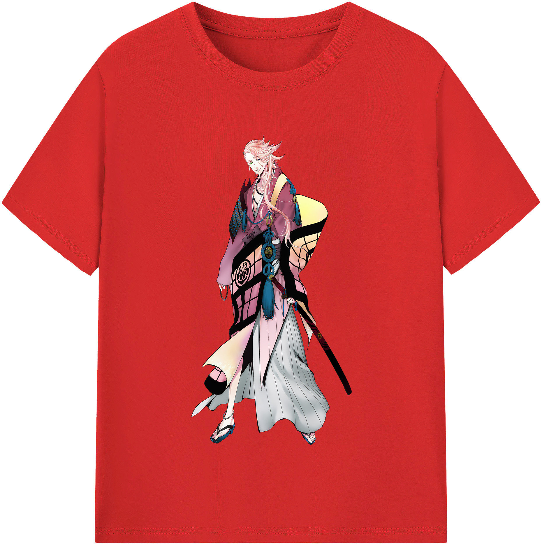 （画像用） 刀剣乱舞 Touken Ranbu レディースカジュアルプリントTシャツ（綿100％）