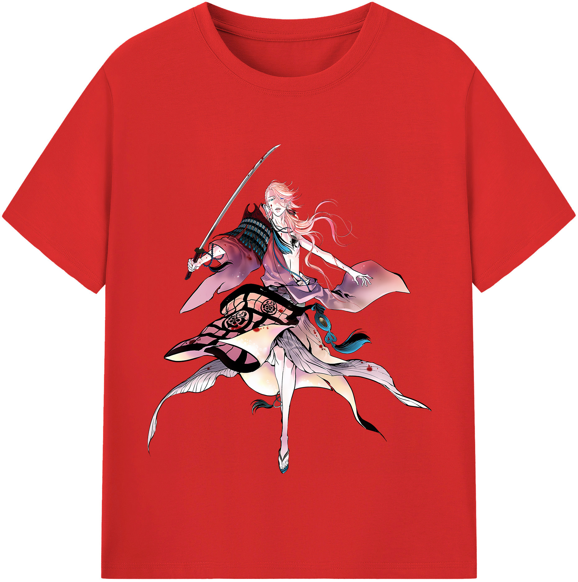 （画像用） 刀剣乱舞 Touken Ranbu レディースカジュアルプリントTシャツ（綿100％）