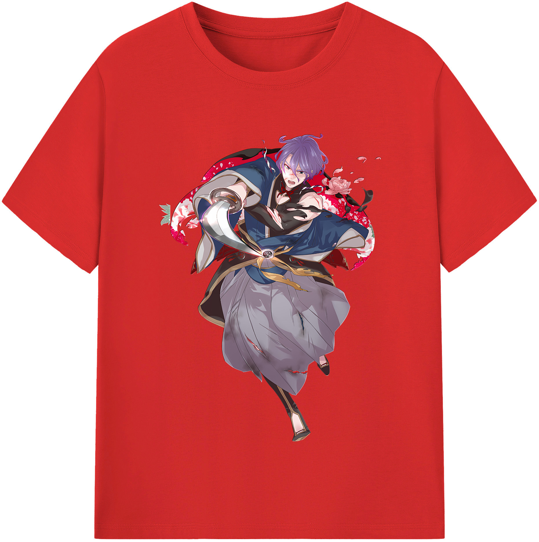 （画像用） 刀剣乱舞 Touken Ranbu レディースカジュアルプリントTシャツ（綿100％）