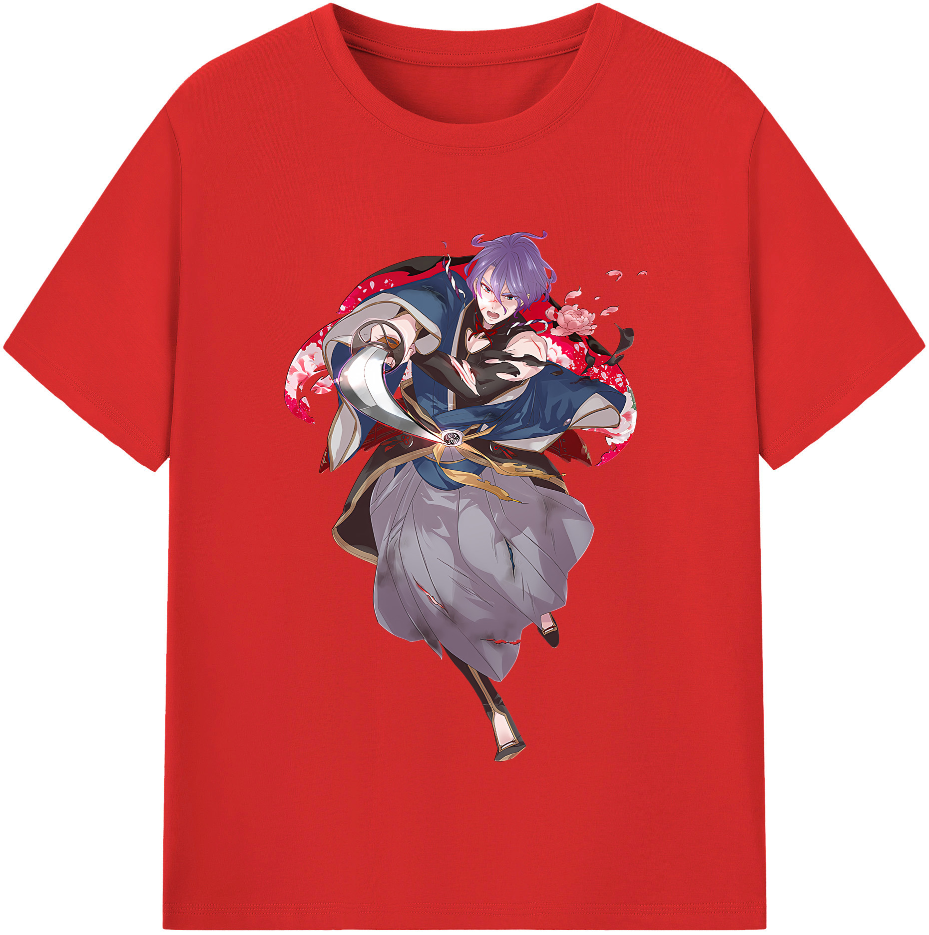 （画像用） 刀剣乱舞 Touken Ranbu レディースカジュアルプリントTシャツ（綿100％）