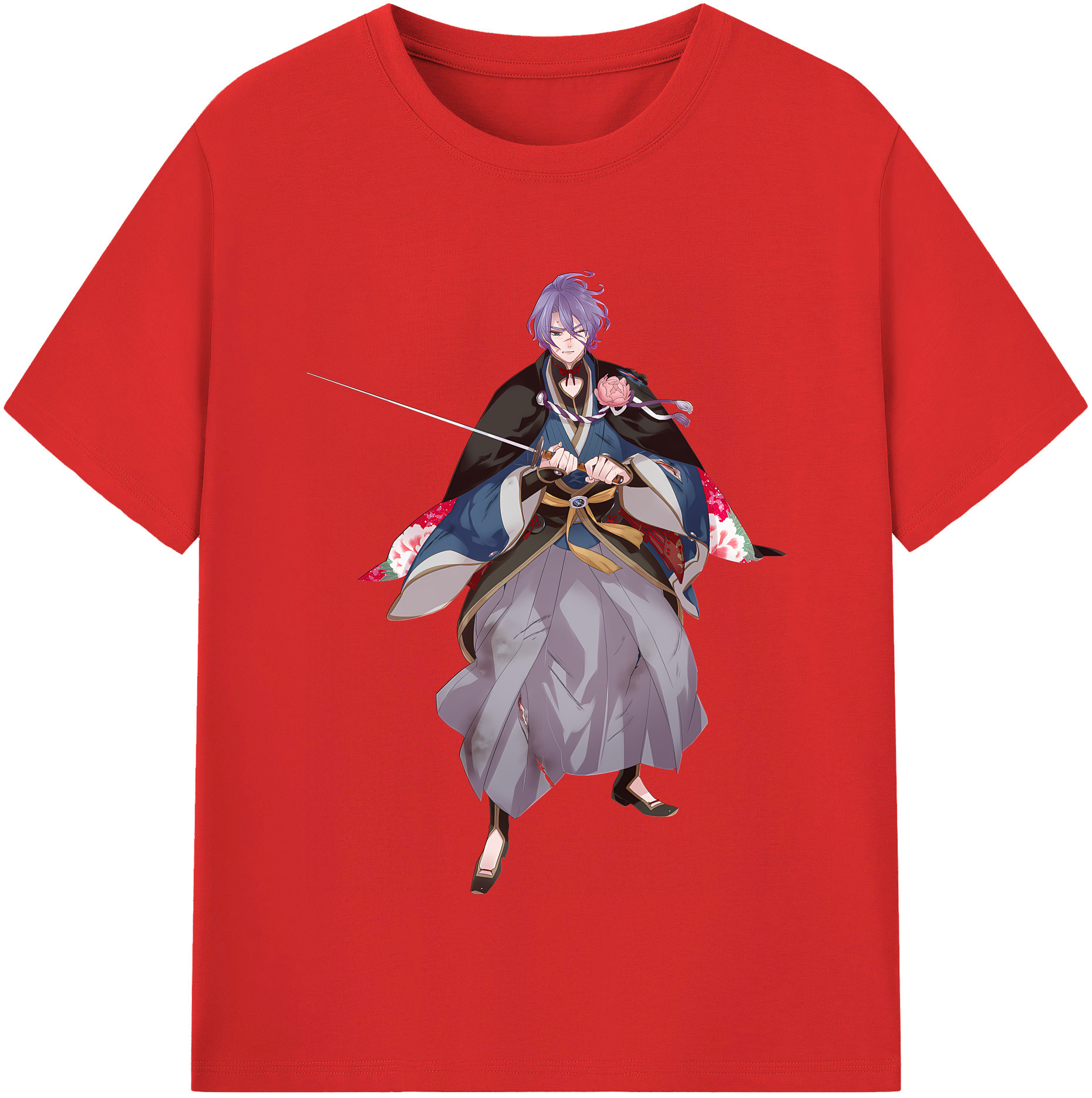 （画像用） 刀剣乱舞 Touken Ranbu レディースカジュアルプリントTシャツ（綿100％）