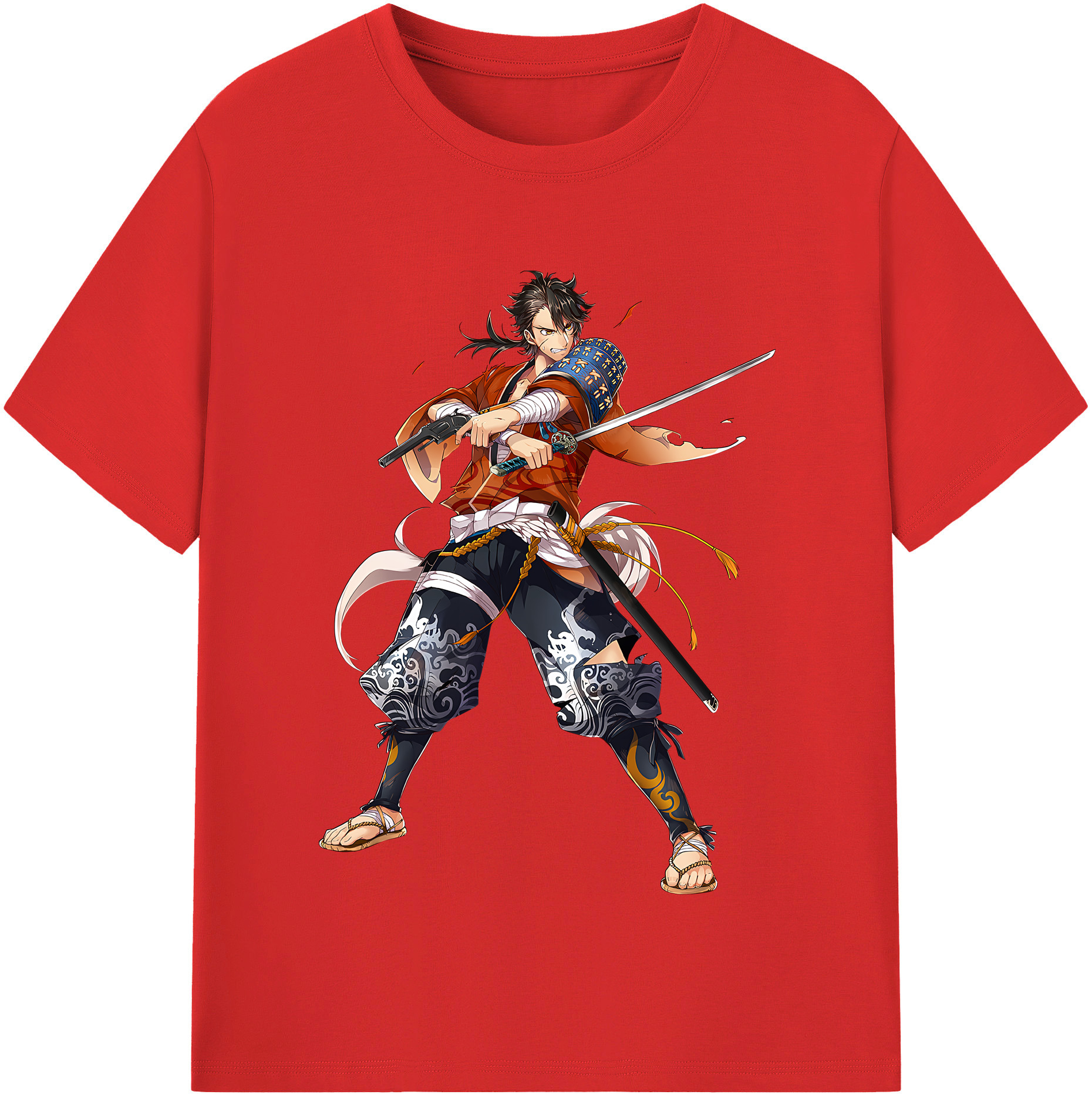 （画像用） 刀剣乱舞 Touken Ranbu レディースカジュアルプリントTシャツ（綿100％）