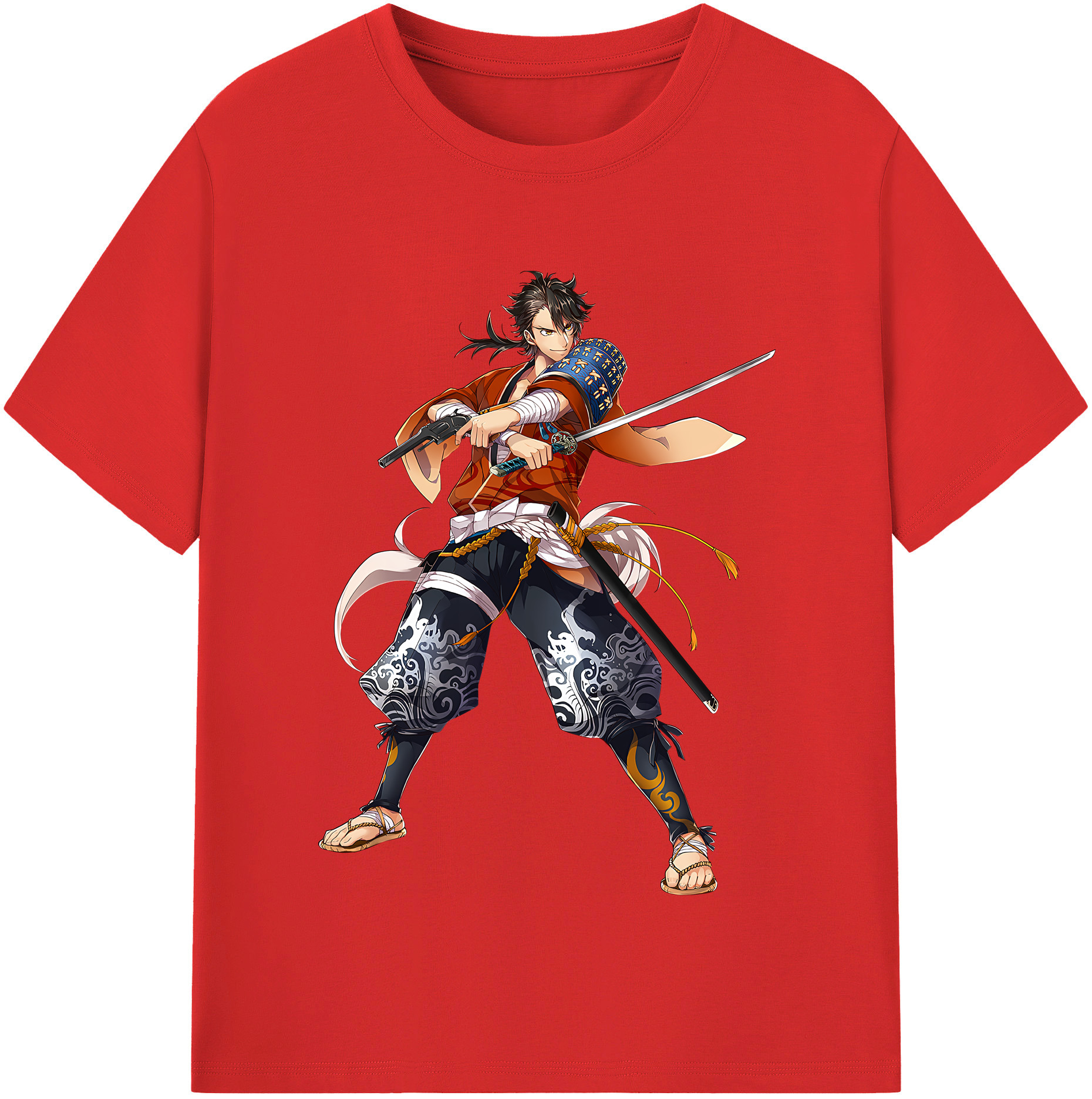 （画像用） 刀剣乱舞 Touken Ranbu レディースカジュアルプリントTシャツ（綿100％）