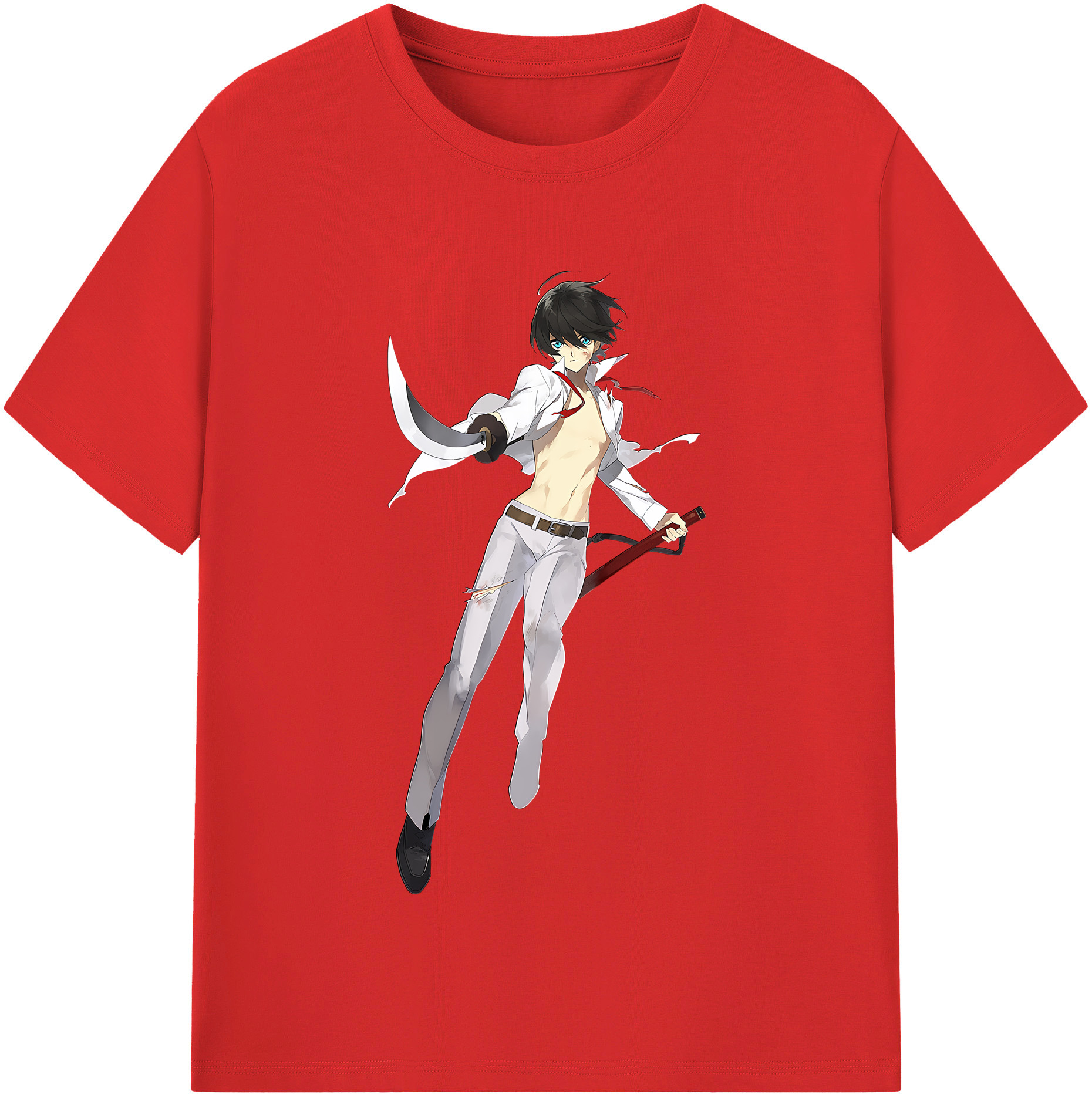 （画像用） 刀剣乱舞 Touken Ranbu レディースカジュアルプリントTシャツ（綿100％）