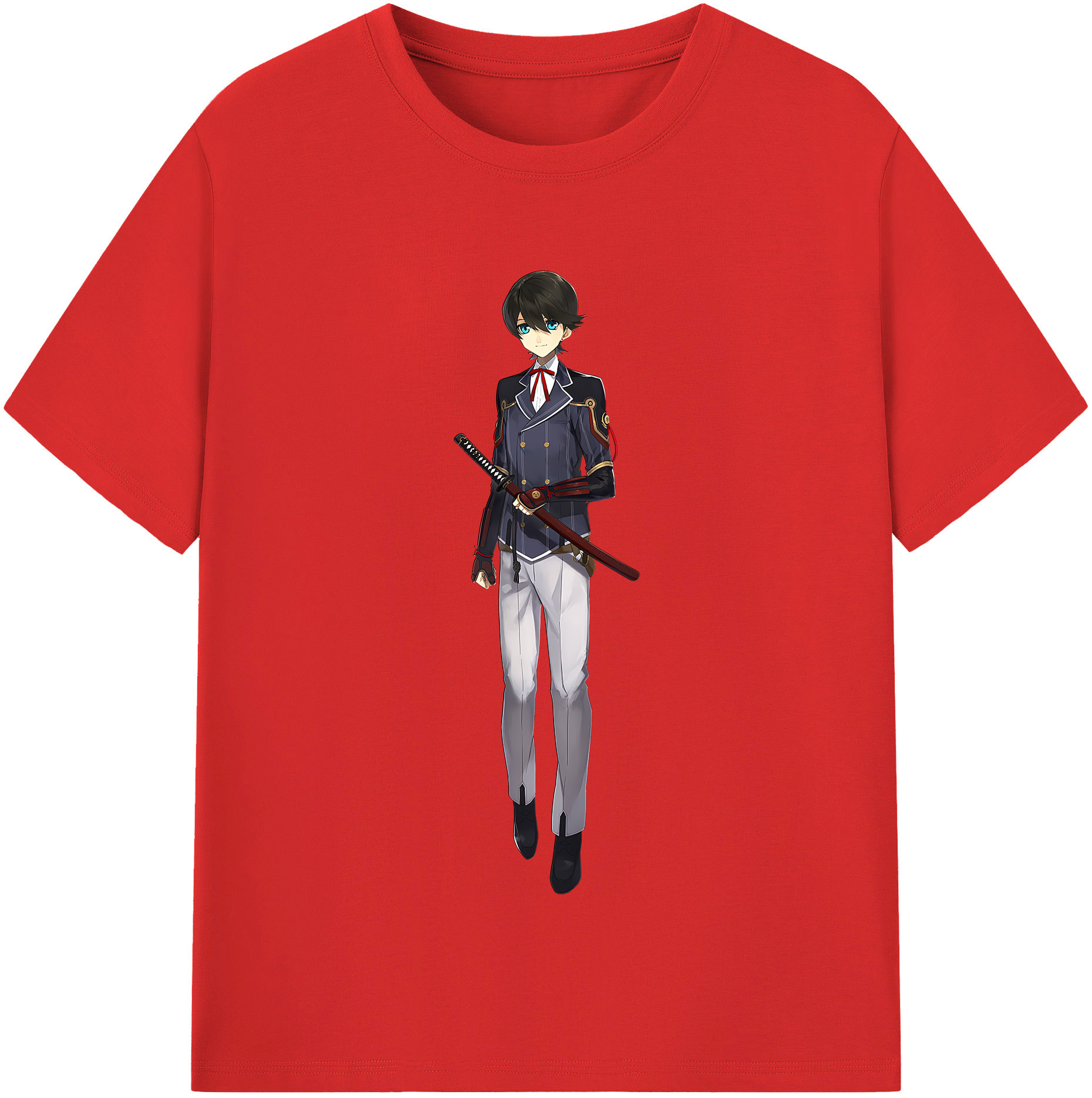（画像用） 刀剣乱舞 Touken Ranbu レディースカジュアルプリントTシャツ（綿100％）