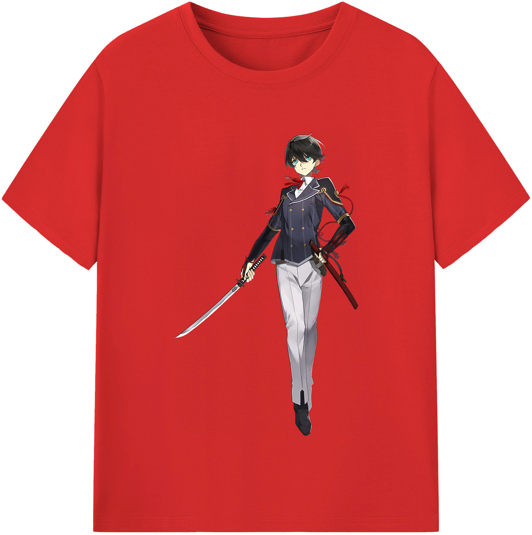 （画像用） 刀剣乱舞 Touken Ranbu レディースカジュアルプリントTシャツ（綿100％）