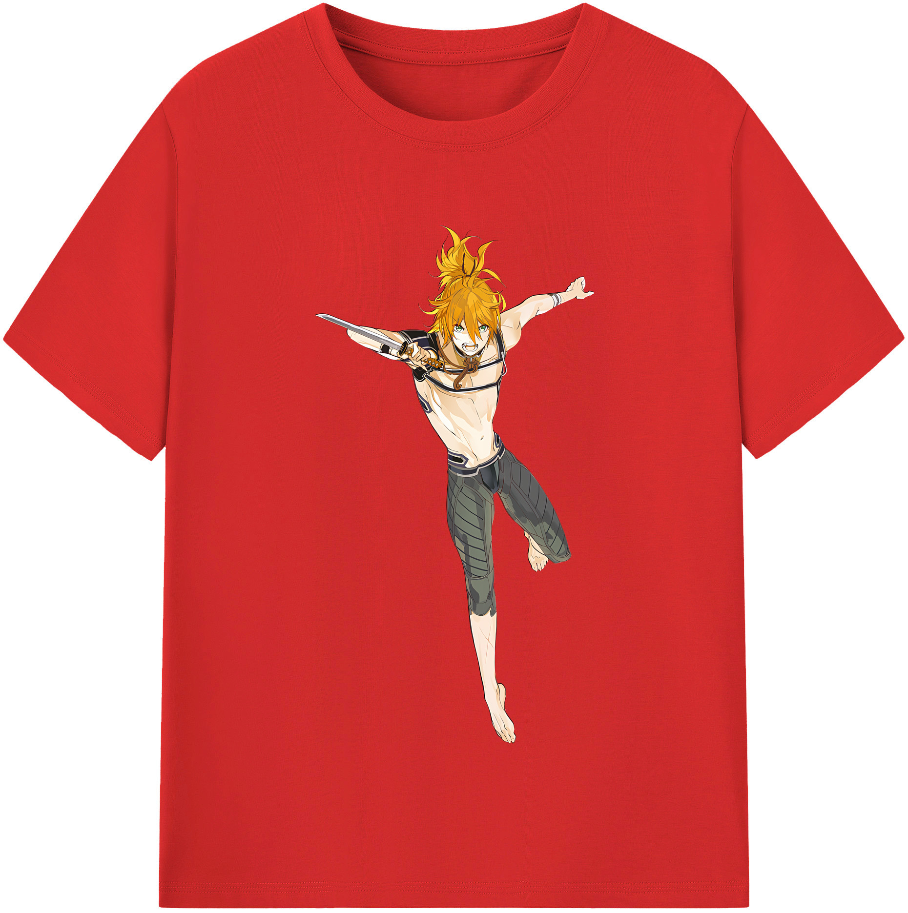 （画像用） 刀剣乱舞 Touken Ranbu レディースカジュアルプリントTシャツ（綿100％）