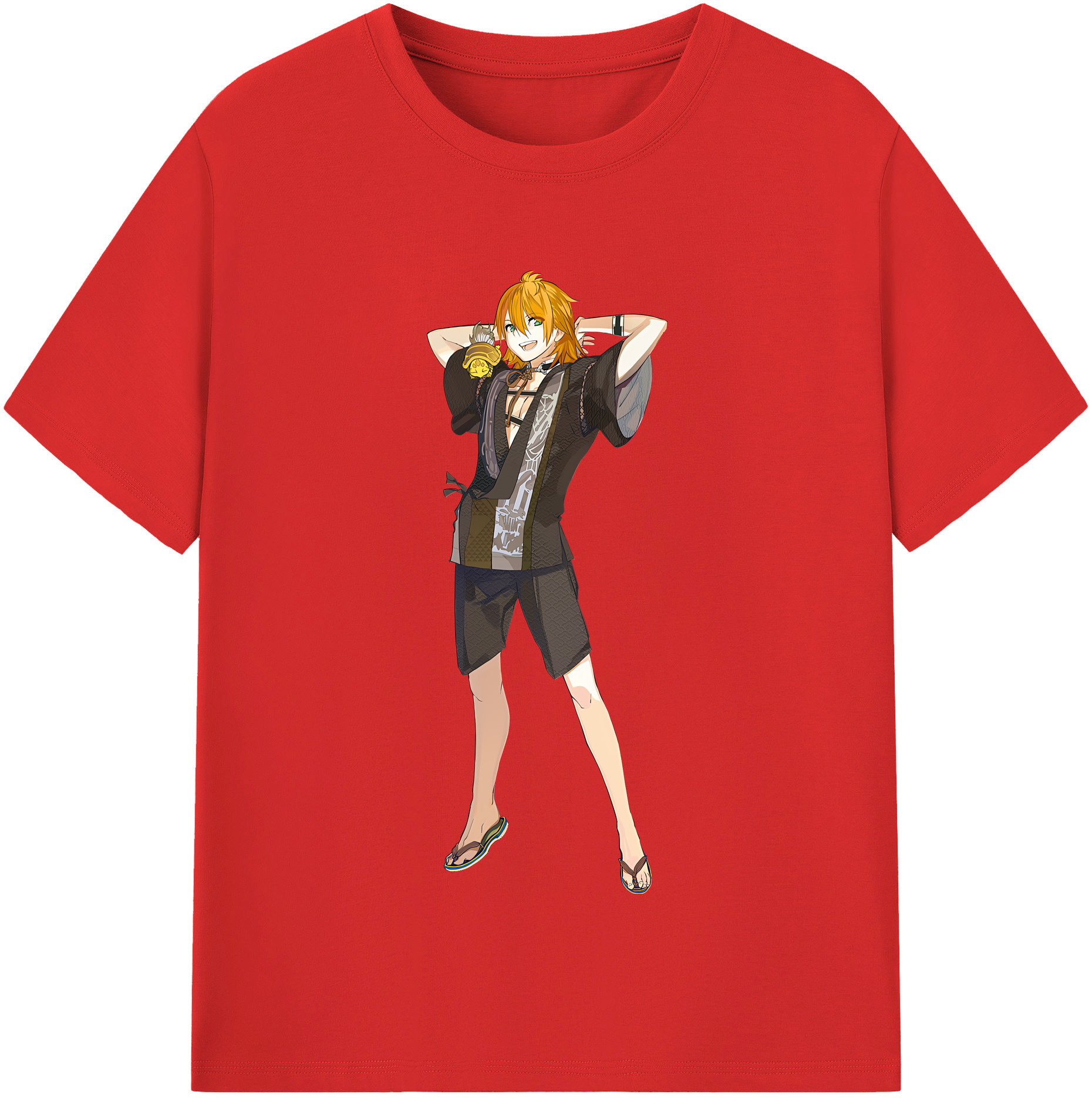 （画像用） 刀剣乱舞 Touken Ranbu レディースカジュアルプリントTシャツ（綿100％）