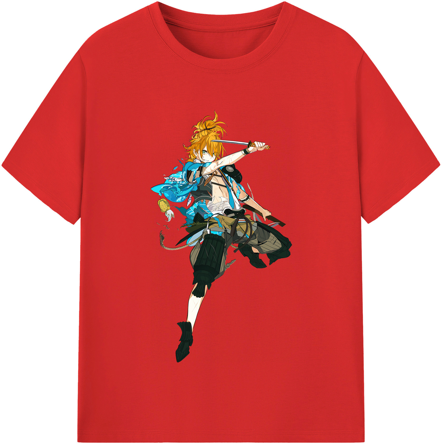 （画像用） 刀剣乱舞 Touken Ranbu レディースカジュアルプリントTシャツ（綿100％）