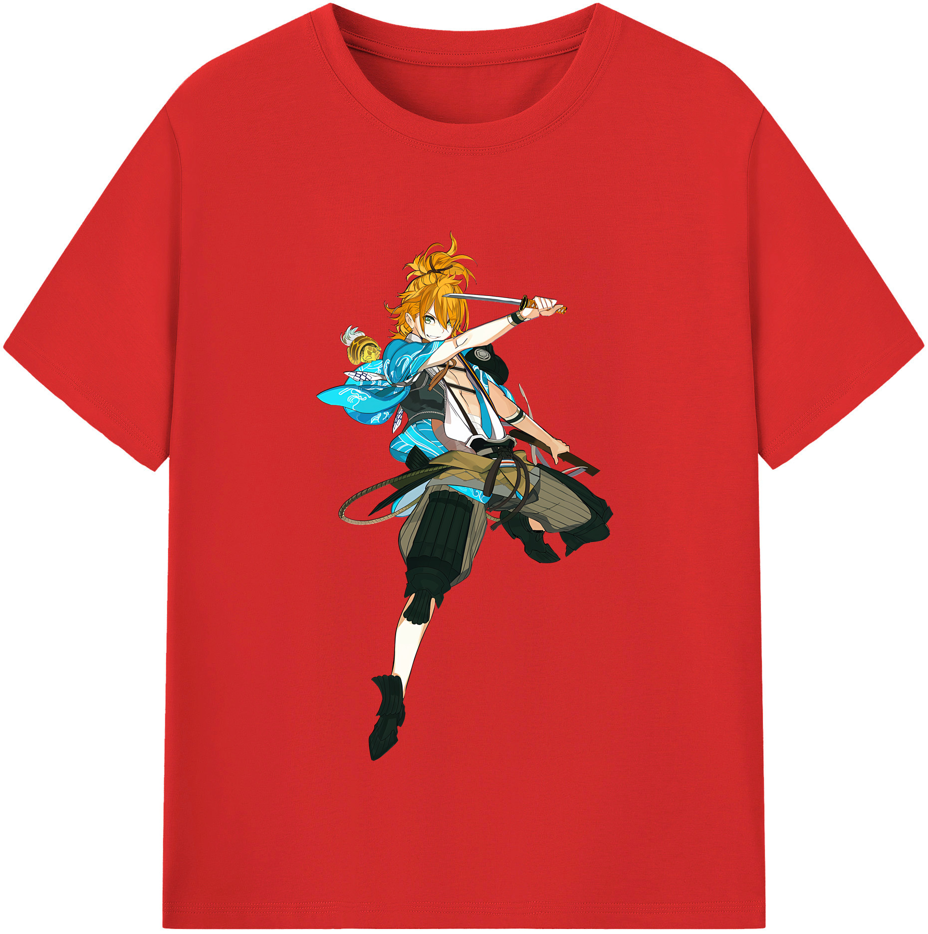 （画像用） 刀剣乱舞 Touken Ranbu レディースカジュアルプリントTシャツ（綿100％）