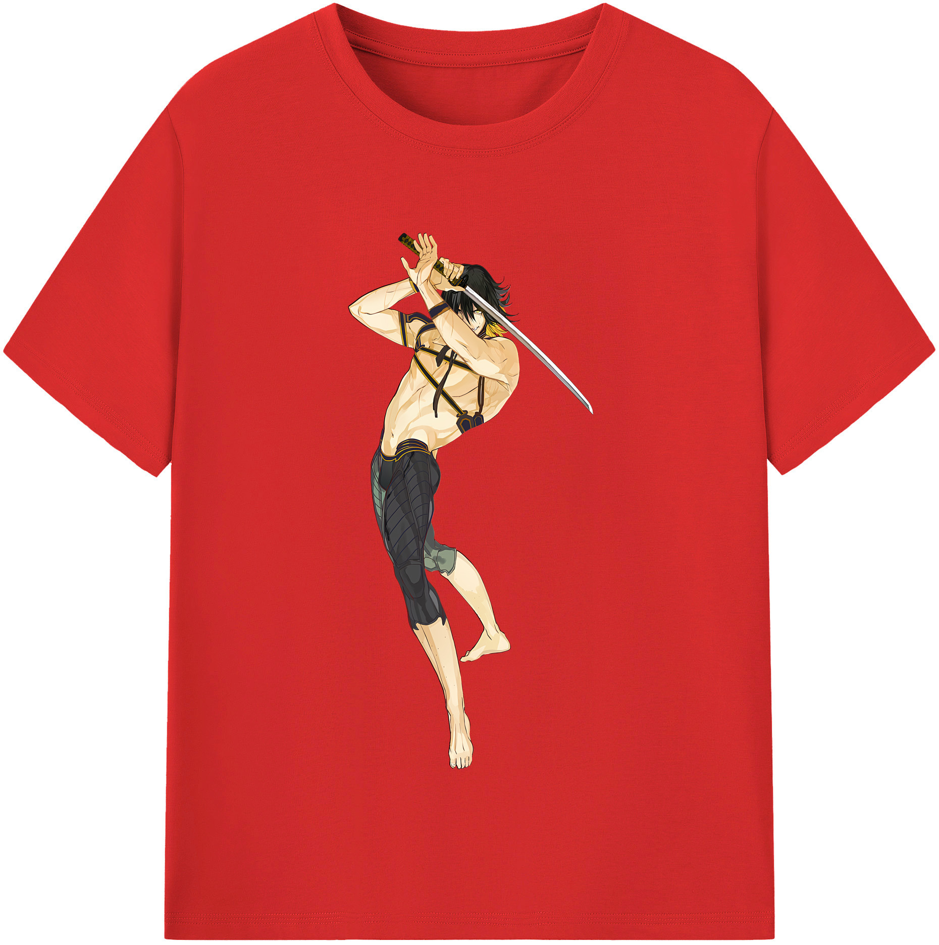 刀剣乱舞 Touken Ranbu レディースカジュアルプリントTシャツ（綿100％）