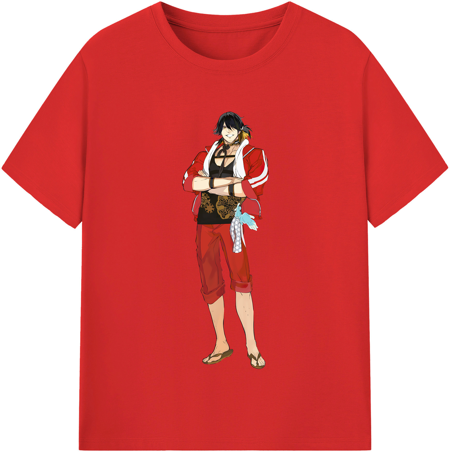 （画像用） 刀剣乱舞 Touken Ranbu レディースカジュアルプリントTシャツ（綿100％）