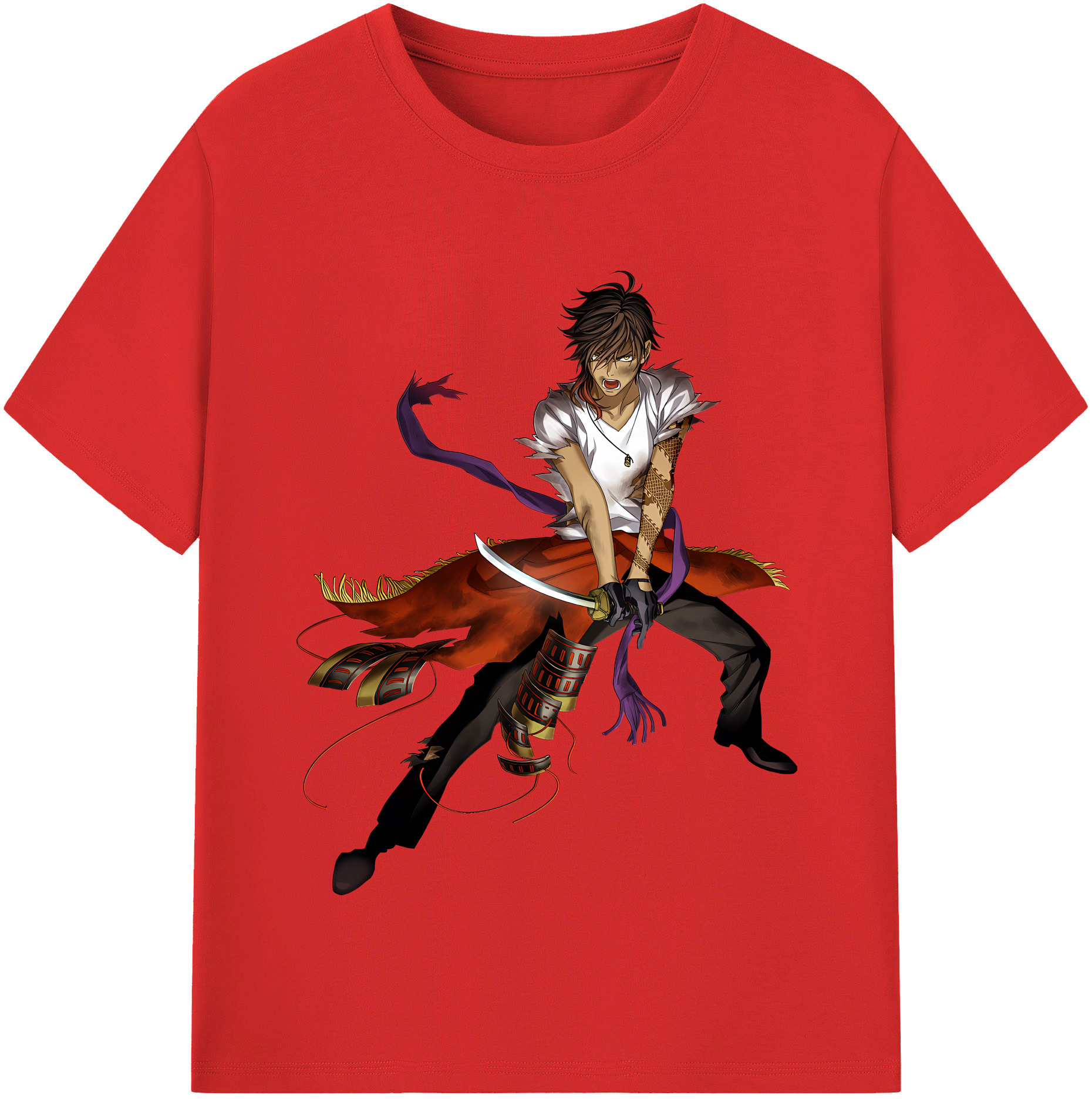 （画像用） 刀剣乱舞 Touken Ranbu レディースカジュアルプリントTシャツ（綿100％）