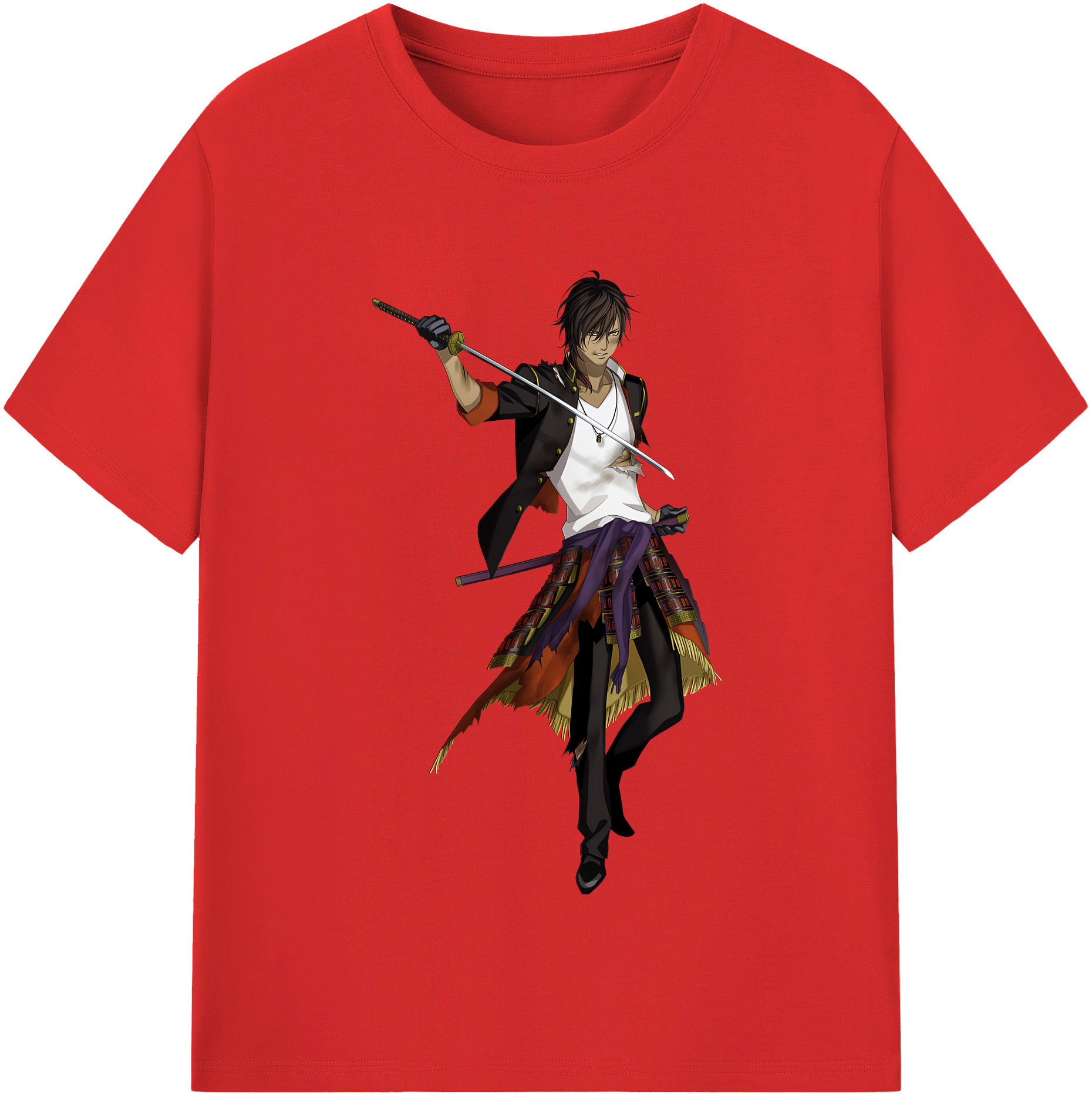 （画像用） 刀剣乱舞 Touken Ranbu レディースカジュアルプリントTシャツ（綿100％）