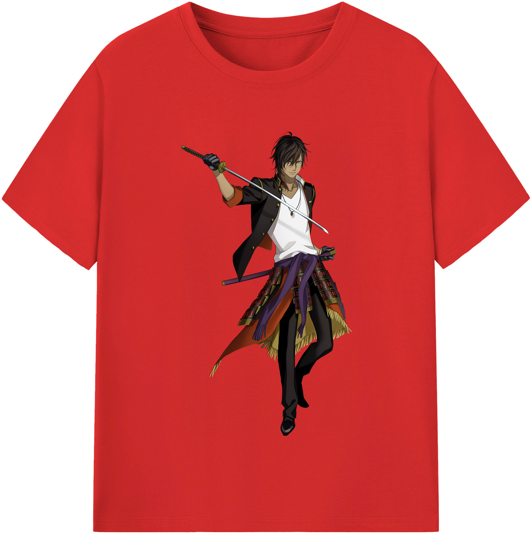 （画像用） 刀剣乱舞 Touken Ranbu レディースカジュアルプリントTシャツ（綿100％）
