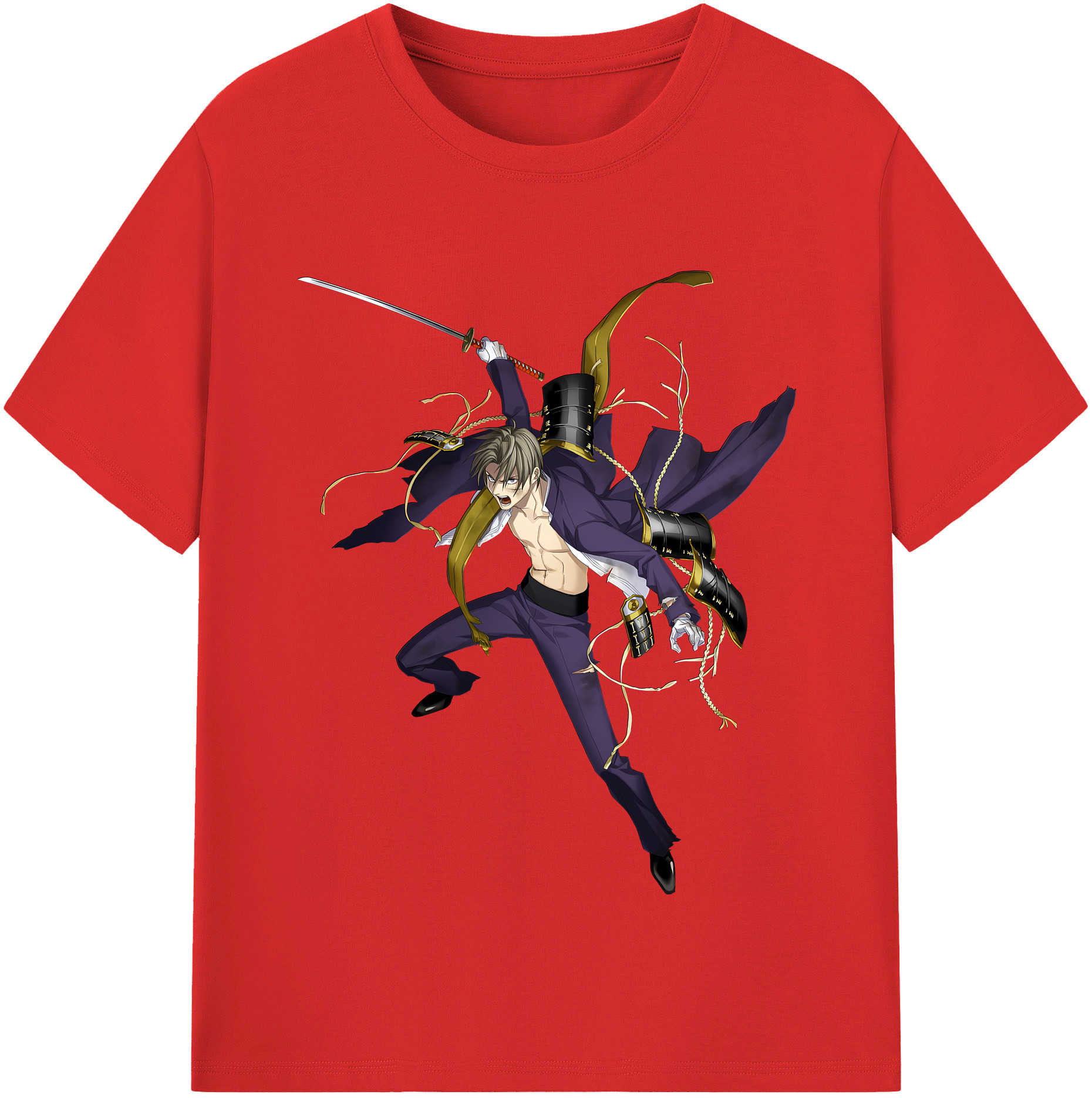 （画像用） 刀剣乱舞 Touken Ranbu レディースカジュアルプリントTシャツ（綿100％）