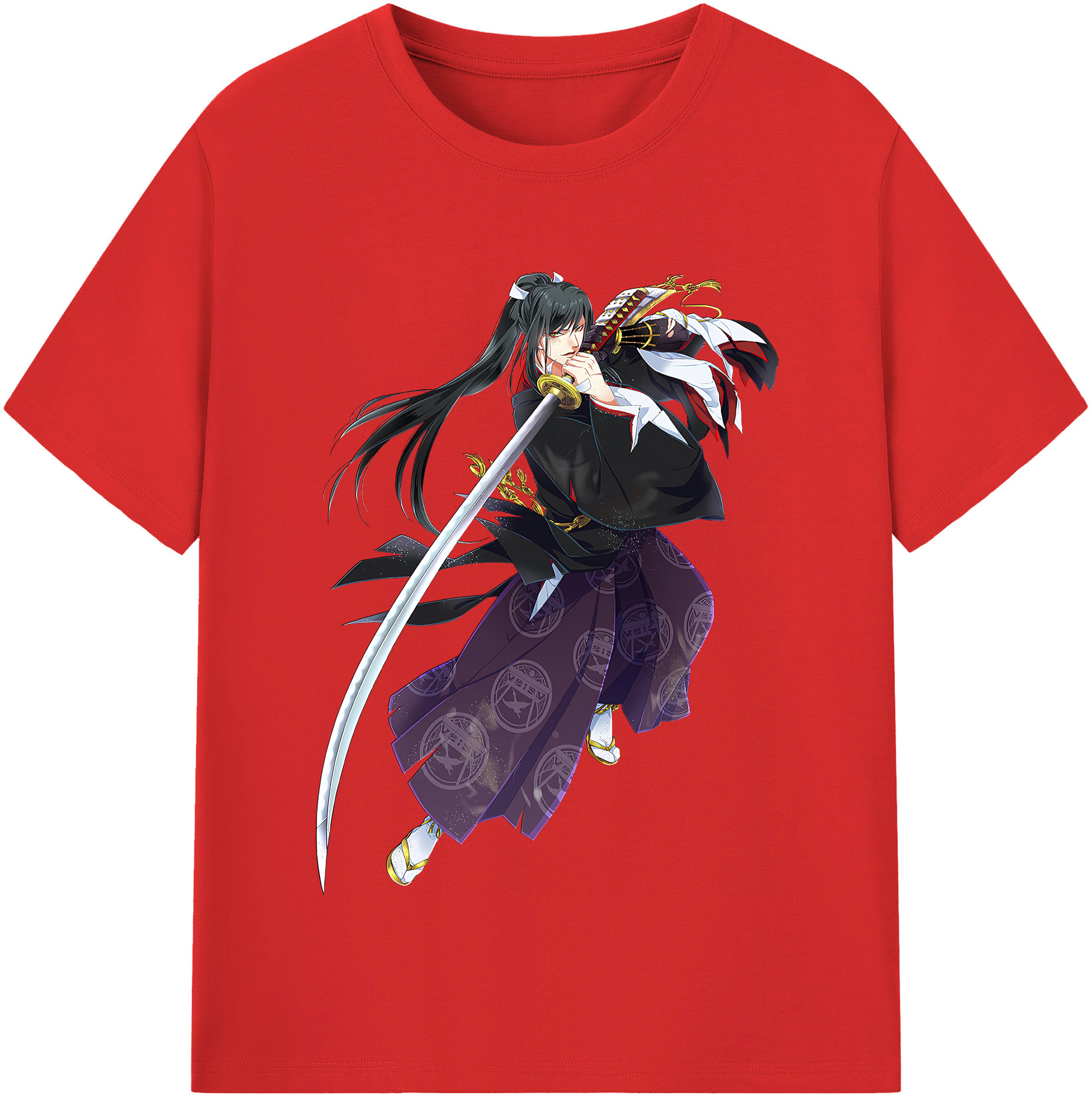 （画像用） 刀剣乱舞 Touken Ranbu レディースカジュアルプリントTシャツ（綿100％）
