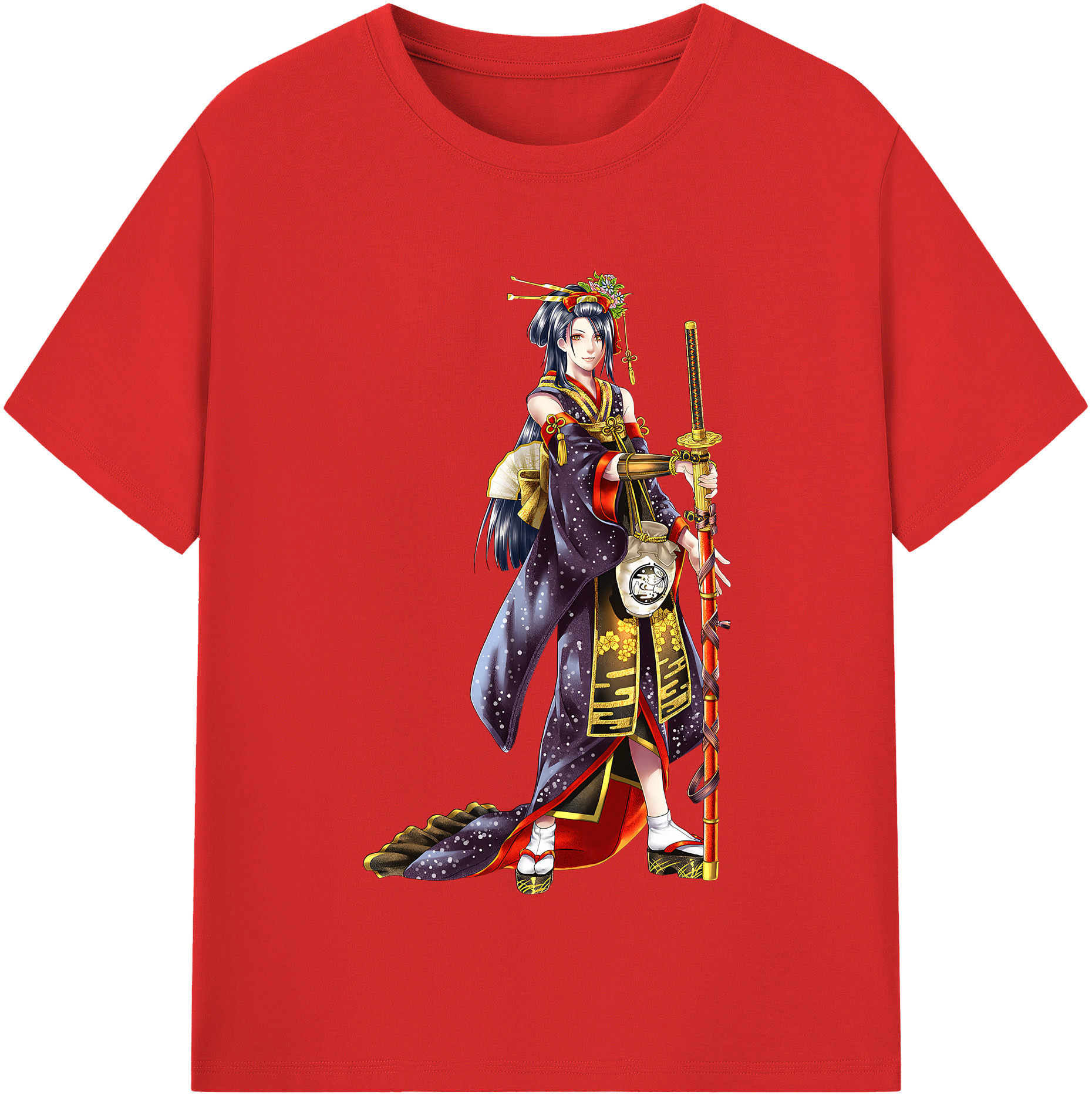（画像用） 刀剣乱舞 Touken Ranbu レディースカジュアルプリントTシャツ（綿100％）
