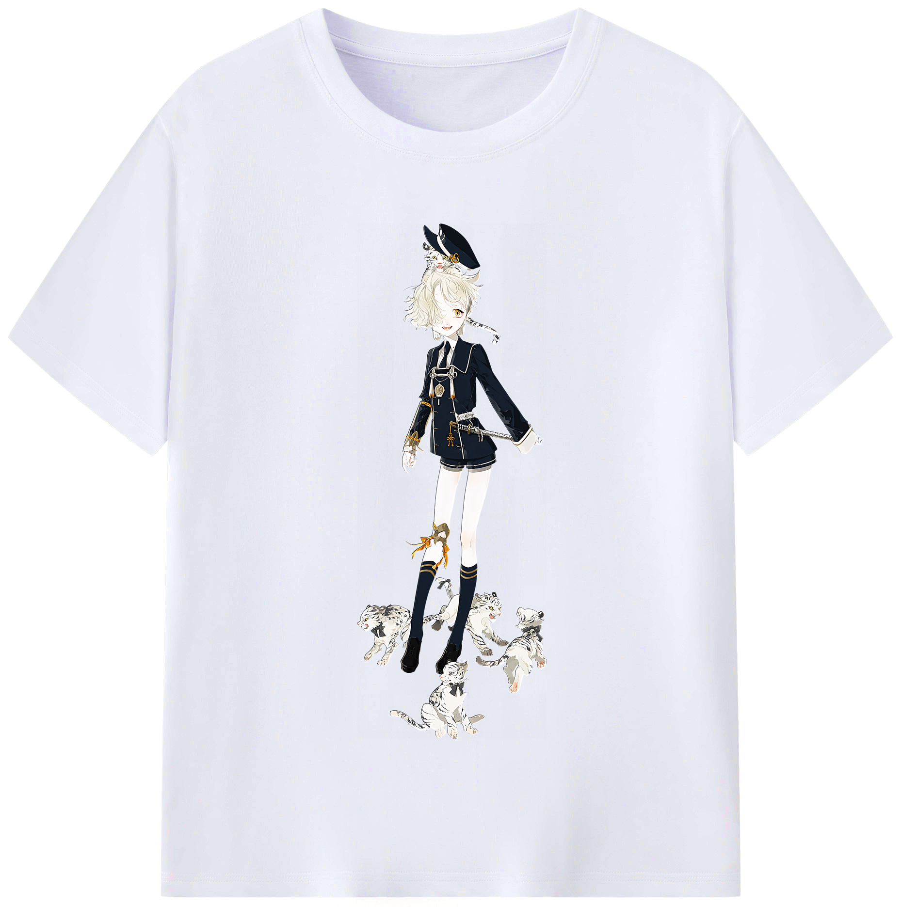 （画像用） 刀剣乱舞 Touken Ranbu レディースカジュアルプリントTシャツ（綿100％）