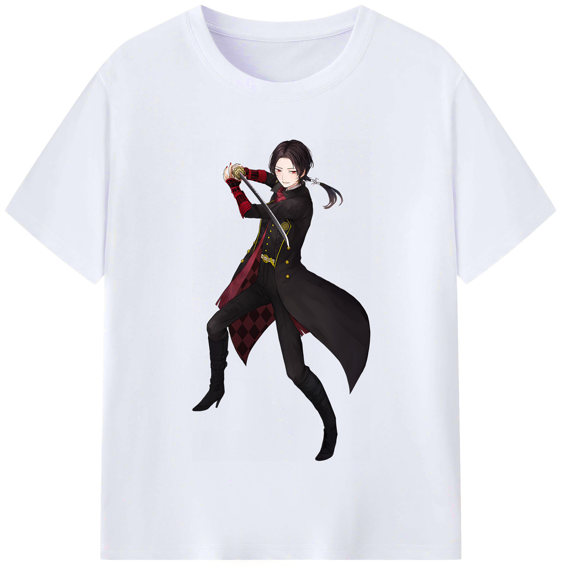 （画像用） 刀剣乱舞 Touken Ranbu レディースカジュアルプリントTシャツ（綿100％）