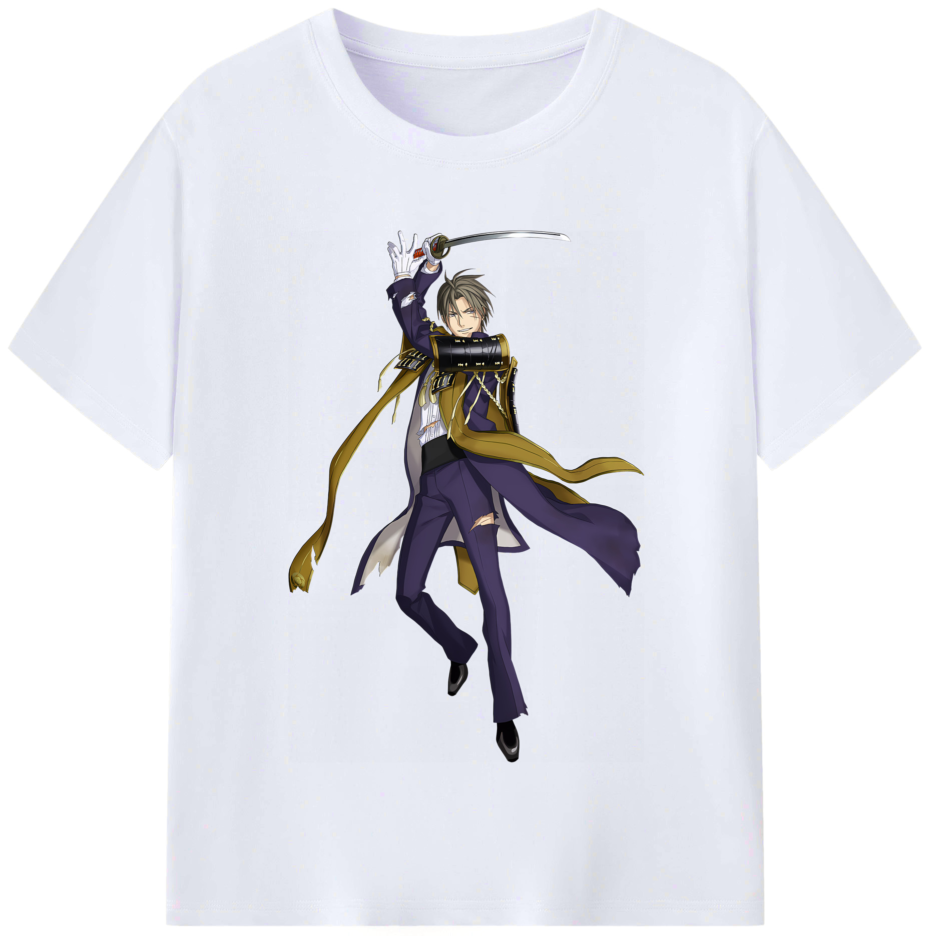 （画像用） 刀剣乱舞 Touken Ranbu レディースカジュアルプリントTシャツ（綿100％）