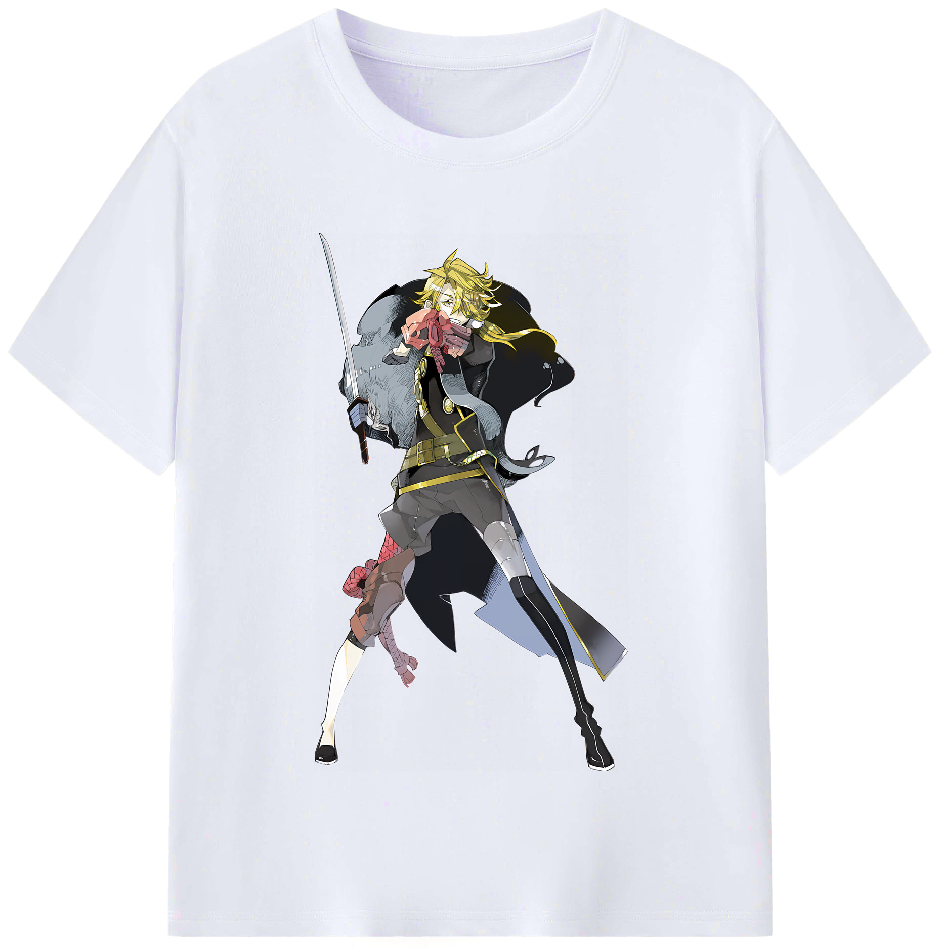 （画像用） 刀剣乱舞 Touken Ranbu レディースカジュアルプリントTシャツ（綿100％）