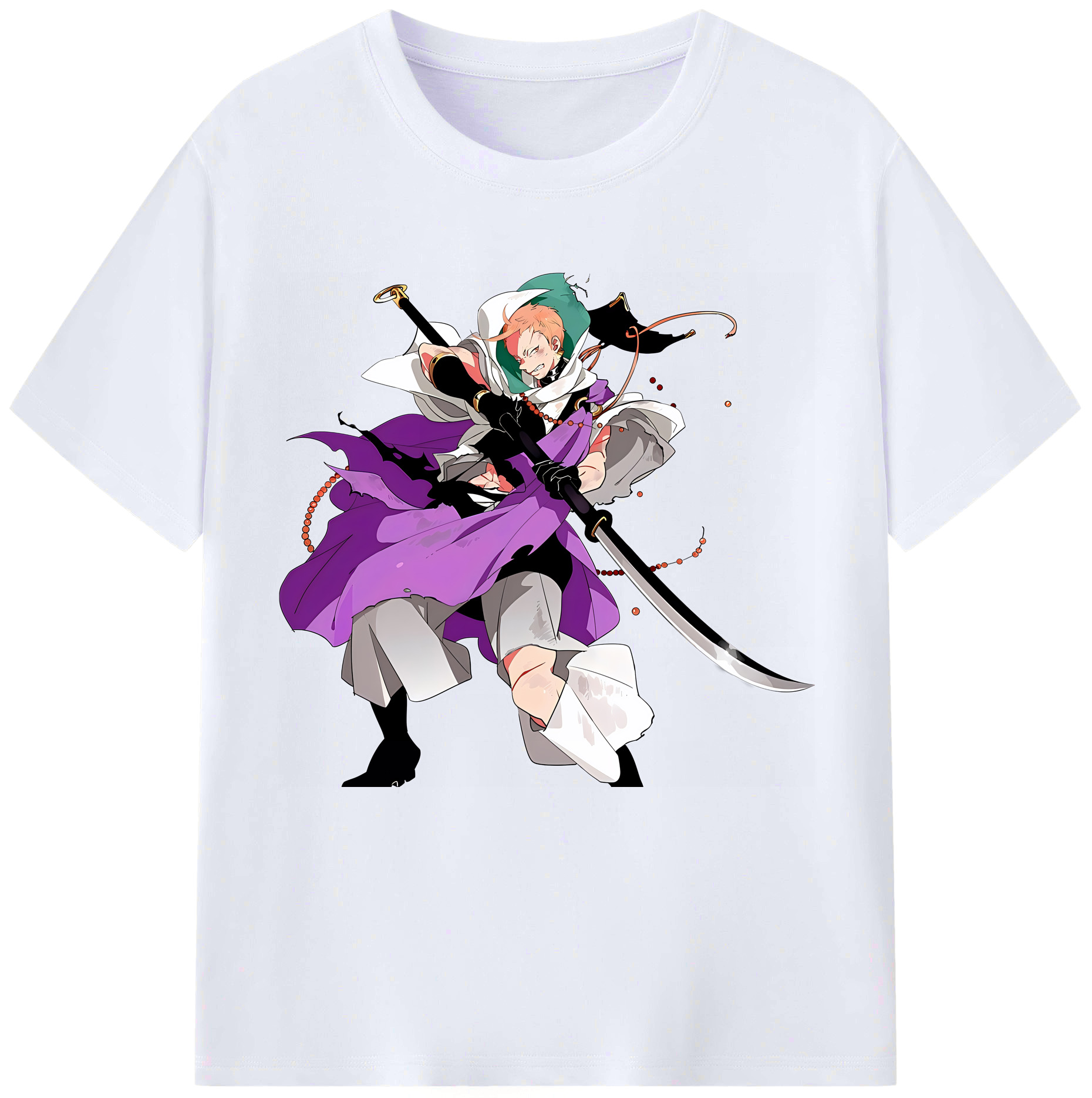 （画像用） 刀剣乱舞 Touken Ranbu レディースカジュアルプリントTシャツ（綿100％）