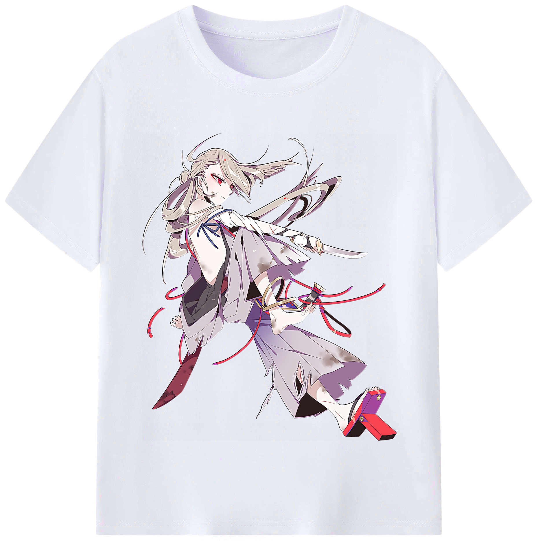 （画像用） 刀剣乱舞 Touken Ranbu レディースカジュアルプリントTシャツ（綿100％）