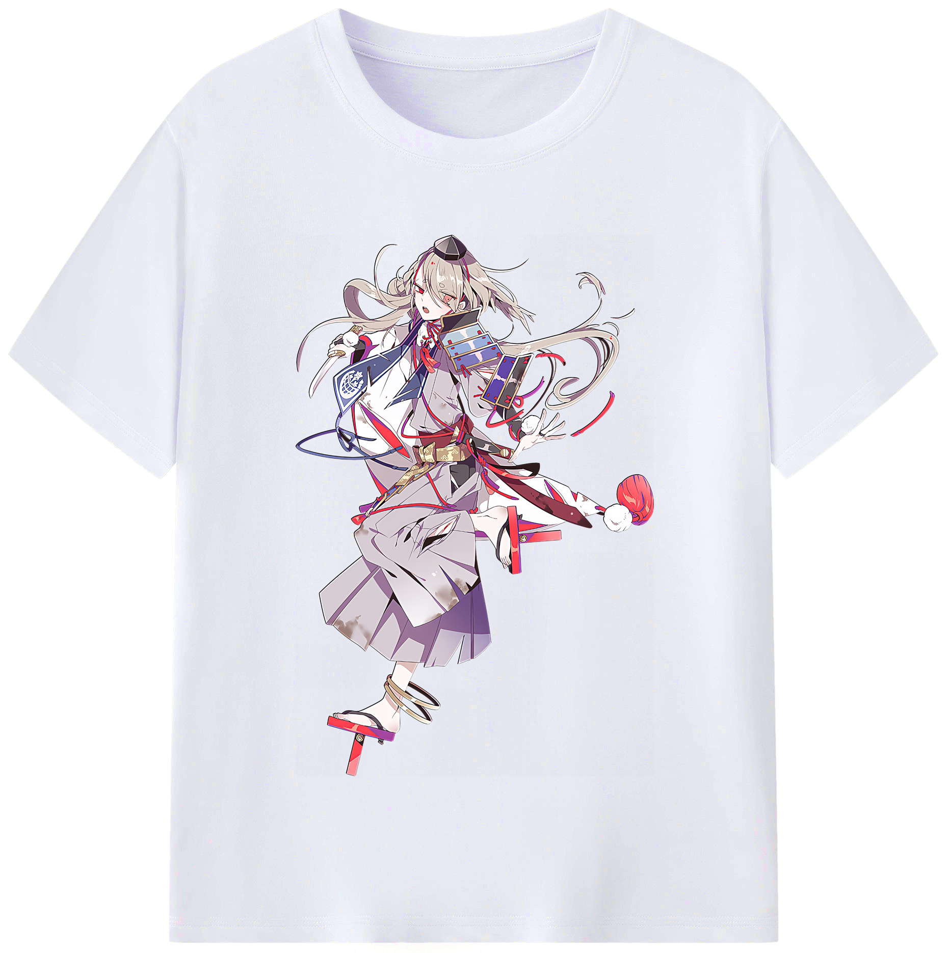 （画像用） 刀剣乱舞 Touken Ranbu レディースカジュアルプリントTシャツ（綿100％）