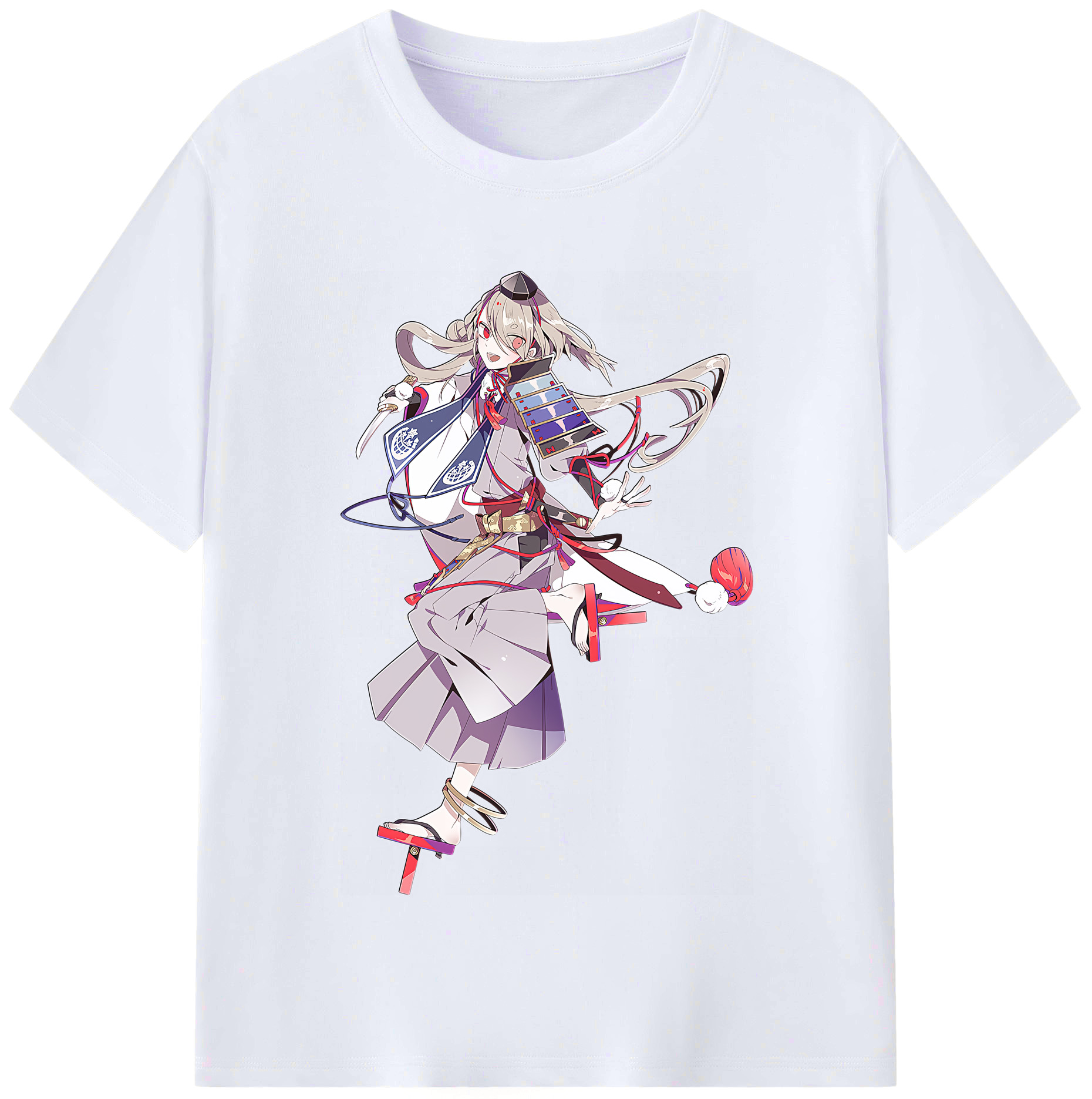 （画像用） 刀剣乱舞 Touken Ranbu レディースカジュアルプリントTシャツ（綿100％）