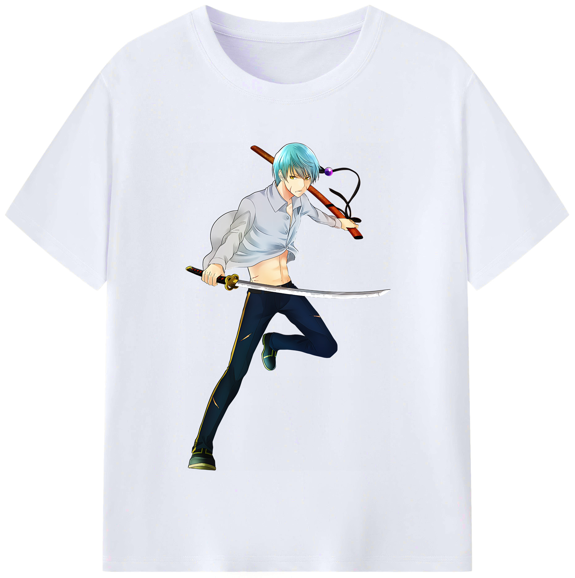 （画像用） 刀剣乱舞 Touken Ranbu レディースカジュアルプリントTシャツ（綿100％）