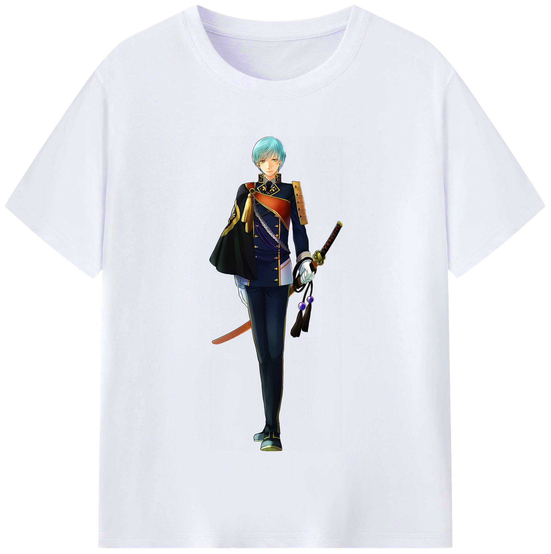 （画像用） 刀剣乱舞 Touken Ranbu レディースカジュアルプリントTシャツ（綿100％）