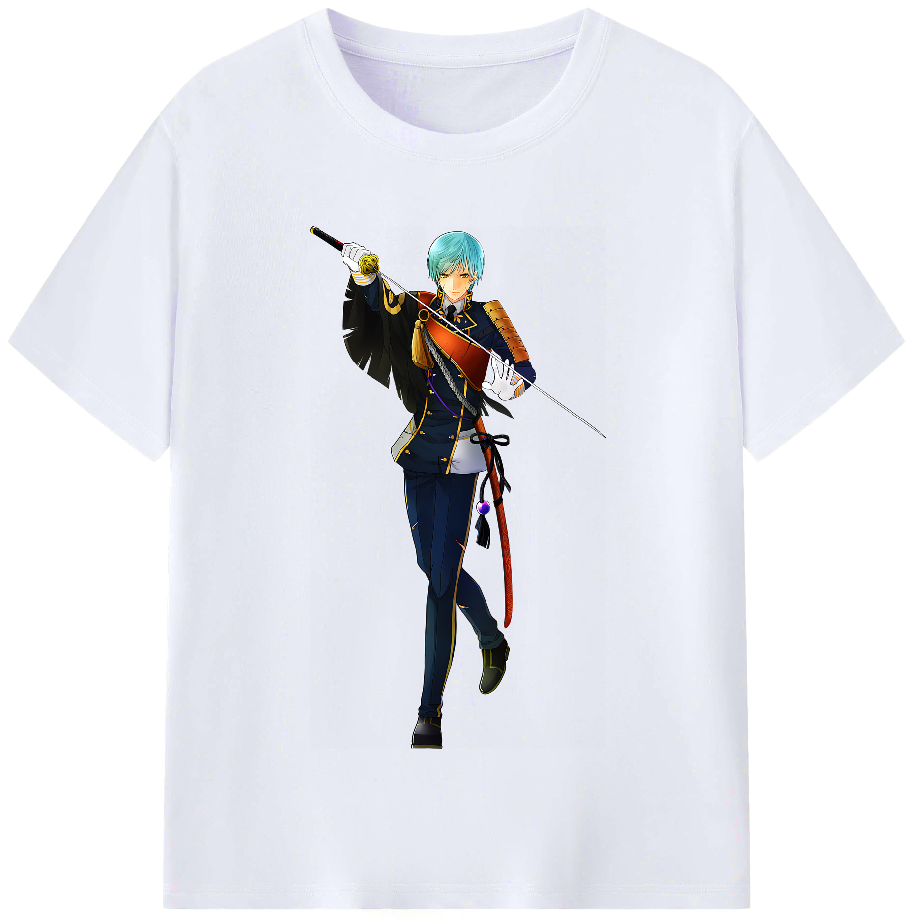 （画像用） 刀剣乱舞 Touken Ranbu レディースカジュアルプリントTシャツ（綿100％）